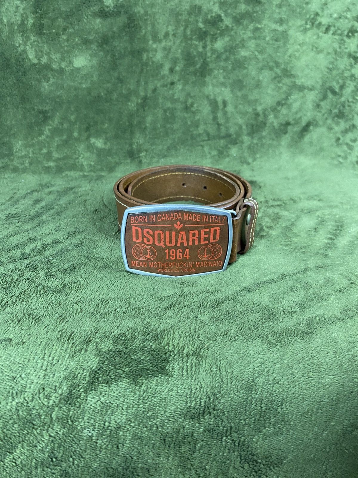 Dsquared2 Dsquared2 brown leather belt Size 34 - 2 Thumbnail