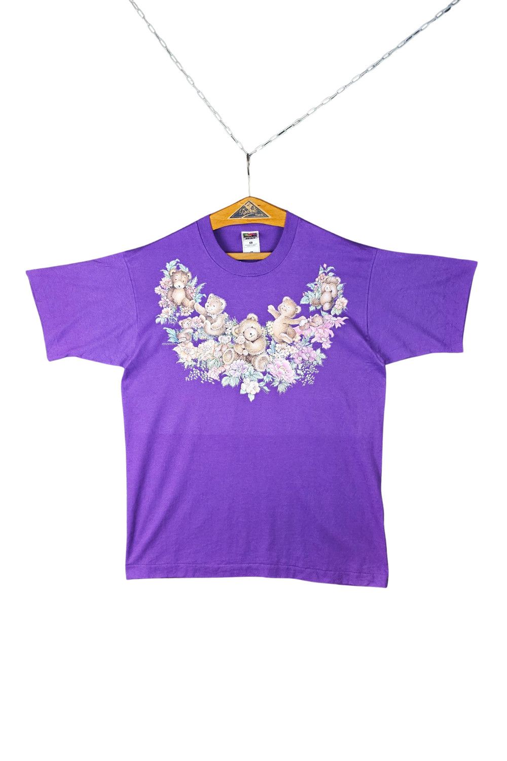 Fruit Of The Loom 1990s Air Waves x Joan Marie “Teddy Wreath” Tee - FOTL Best Size US L / EU 52-54 / 3 - 1 Thumbnail