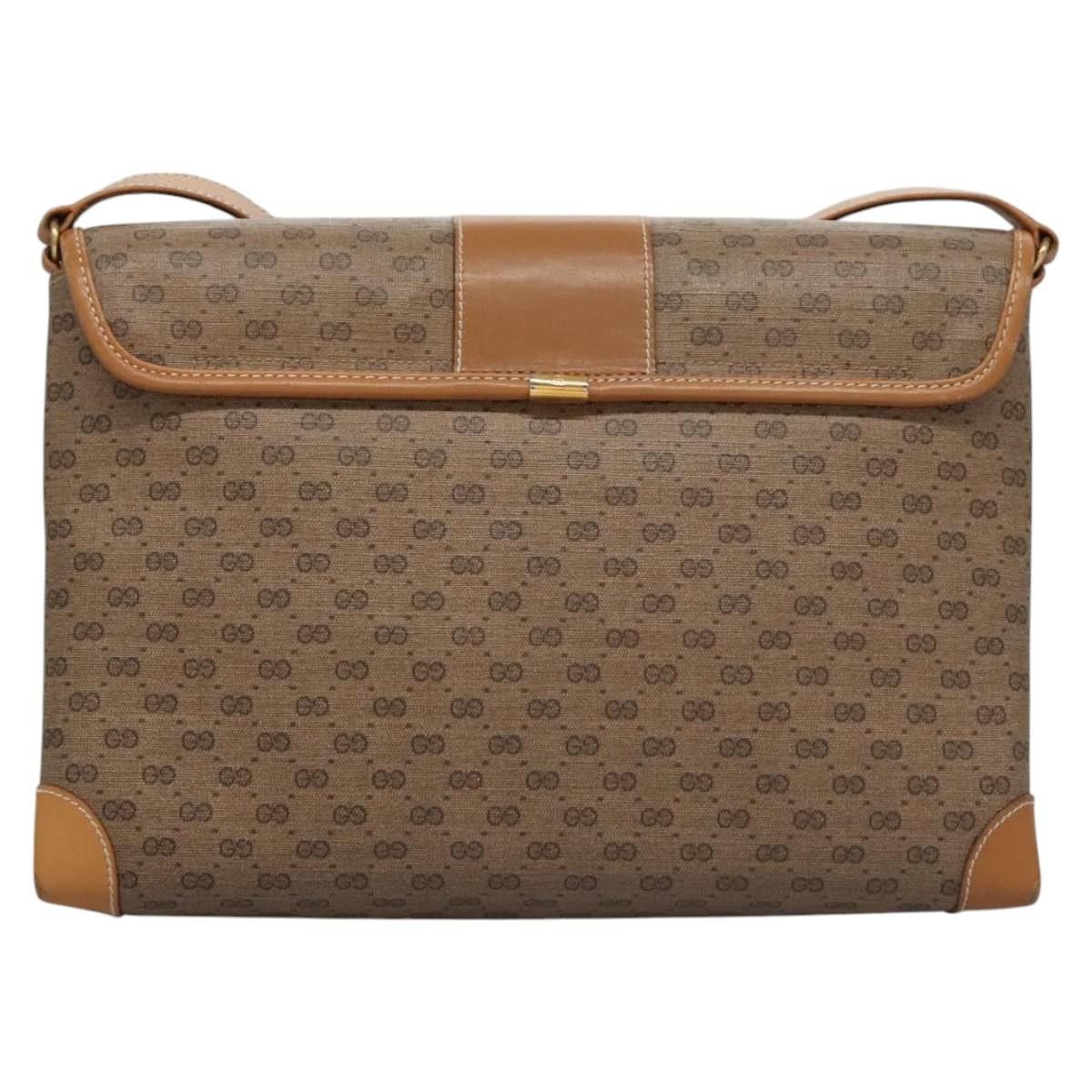 Gucci GUCCI Micro GG Supreme Shoulder Bag Pvc Beige Gold 001 14 Size ONE SIZE - 3 Thumbnail