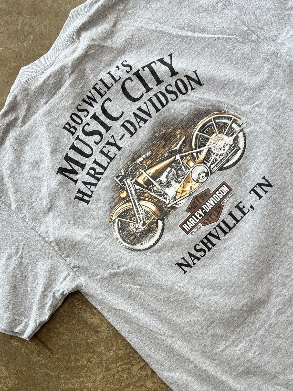 Harley Davidson Harley Davidson Music City Nashville Motorcycle Tee Large Size US L / EU 52-54 / 3 - 1 Thumbnail