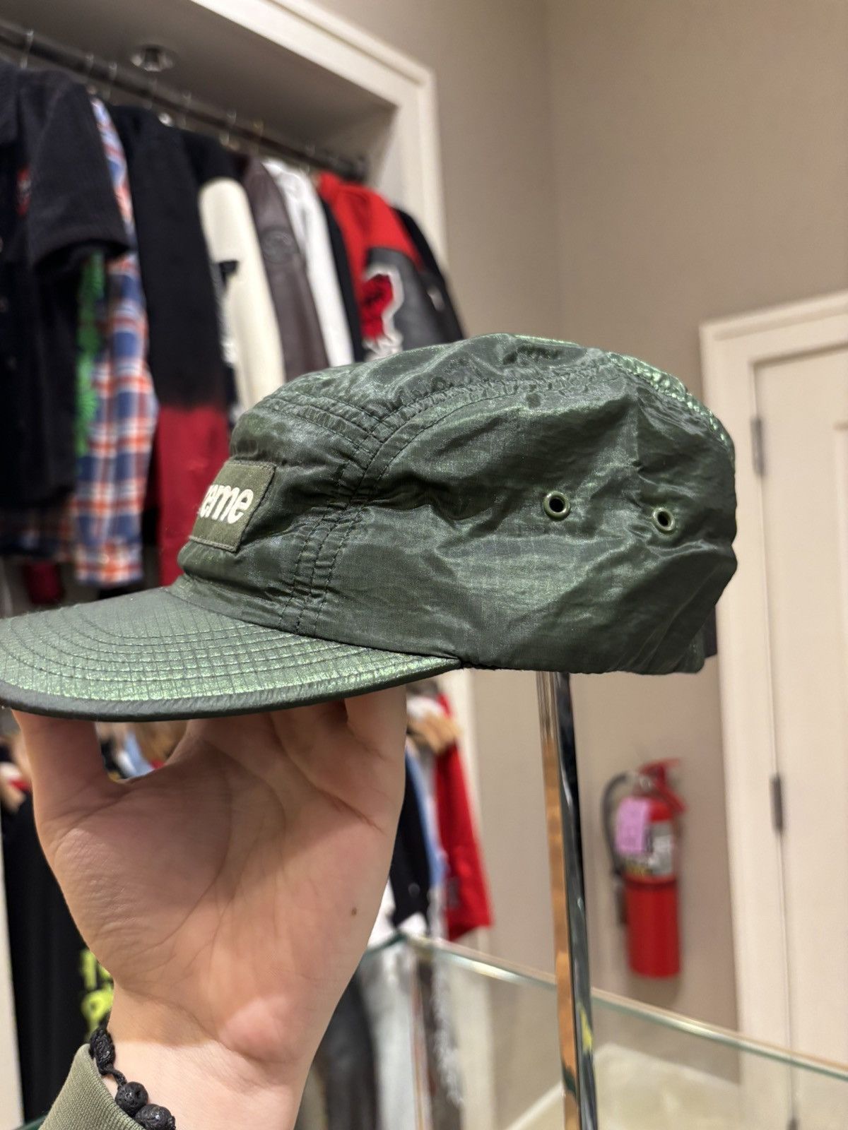 Supreme Supreme Fw17 Washed nylon Camp Cap Size ONE SIZE - 2 Thumbnail