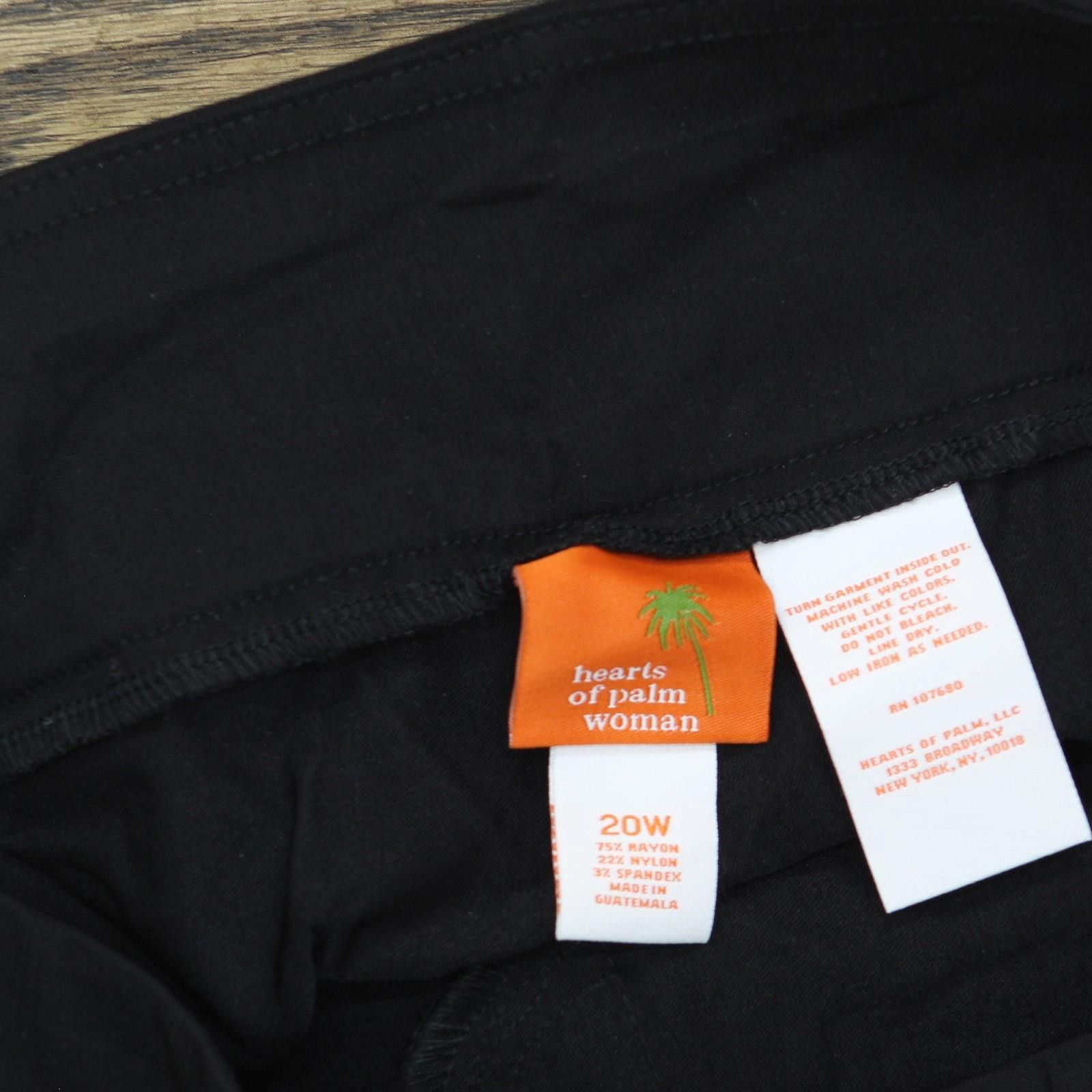 Other Nwt Hearts Of Palm On Stretch Capri Pants 9420799 Black 20w Size 42" / US 20 - 5 Thumbnail