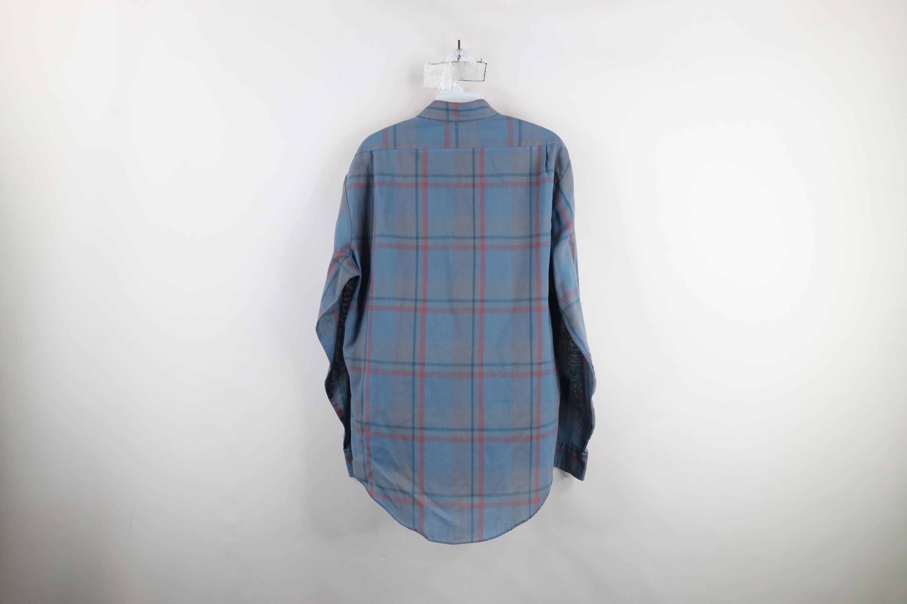 Levi's × Vintage Vintage 80s 90s Levis Faded Plaid Collared Button Down Shirt Size US L / EU 52-54 / 3 - 9 Thumbnail