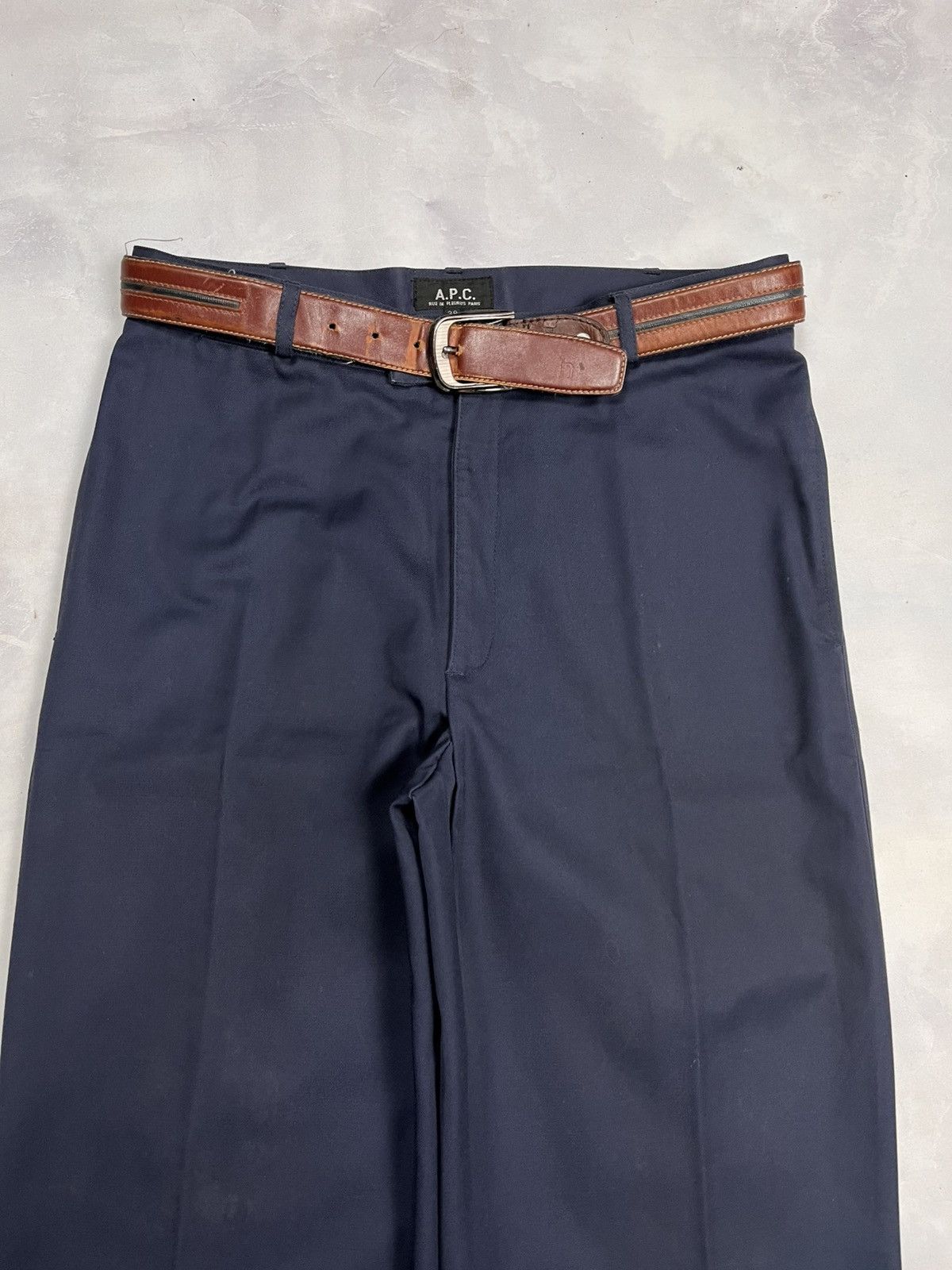 A.P.C. A.P.C Rue De Fleurus Paris Pants Navy Size US 30 / EU 46 - 3 Thumbnail