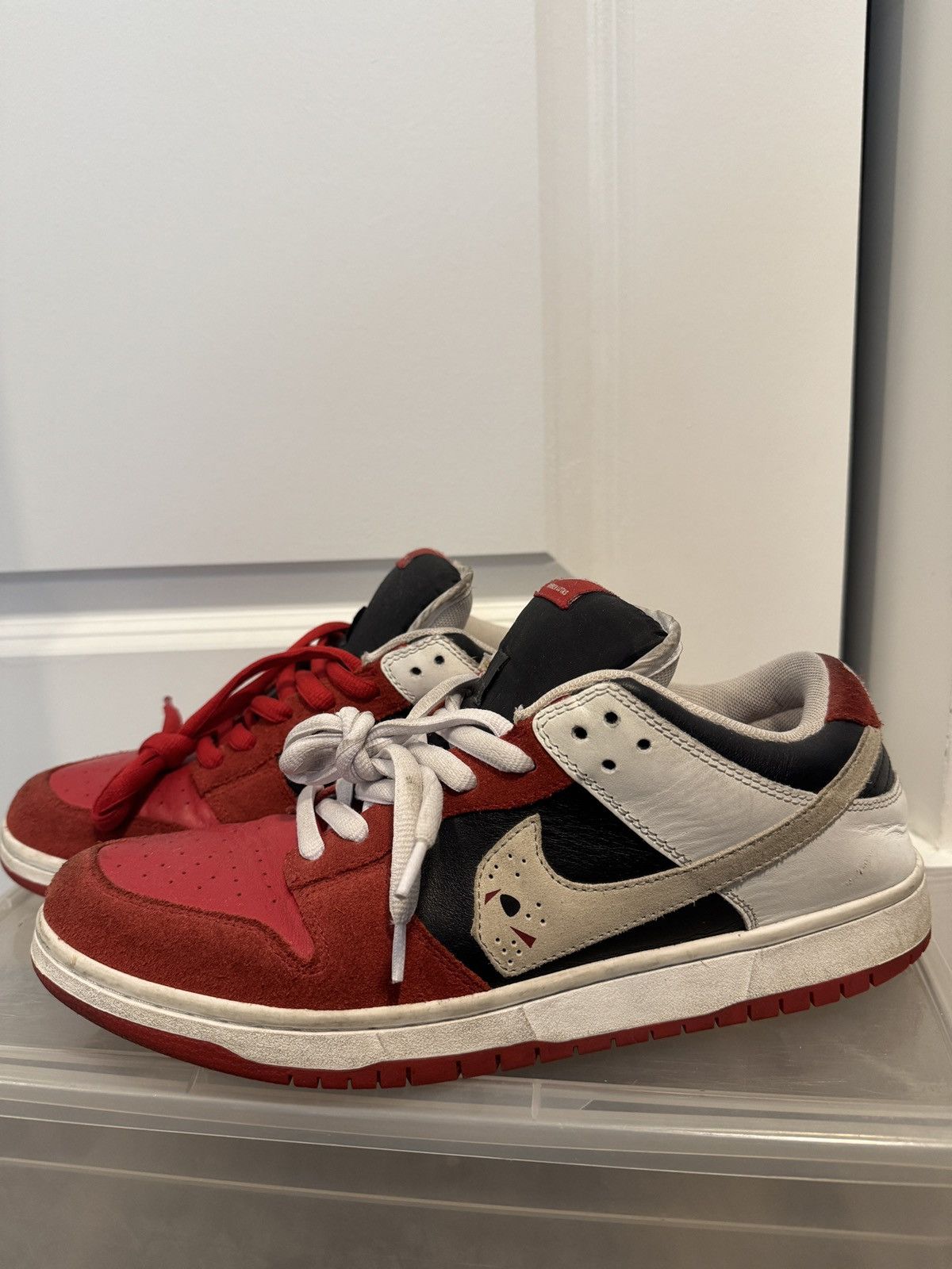 Warren Lotas Warren Lotas OG Red Jason Dunks Size US 10.5 / EU 43-44 - 2 Thumbnail