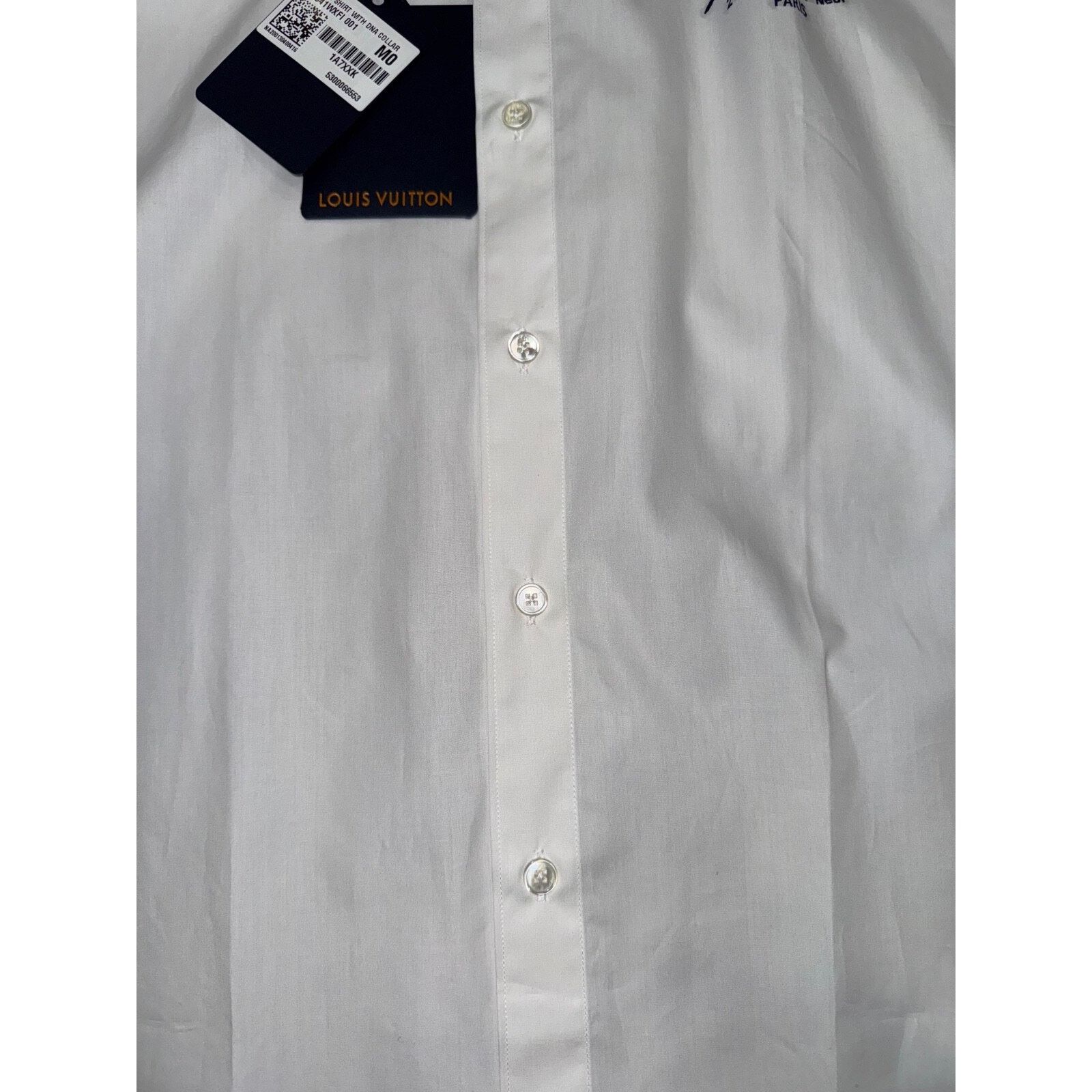 Louis Vuitton Louis Vuitton LVSE Regular White Long Sleeve DNA Collar Size US M / EU 48-50 / 2 - 6 Thumbnail
