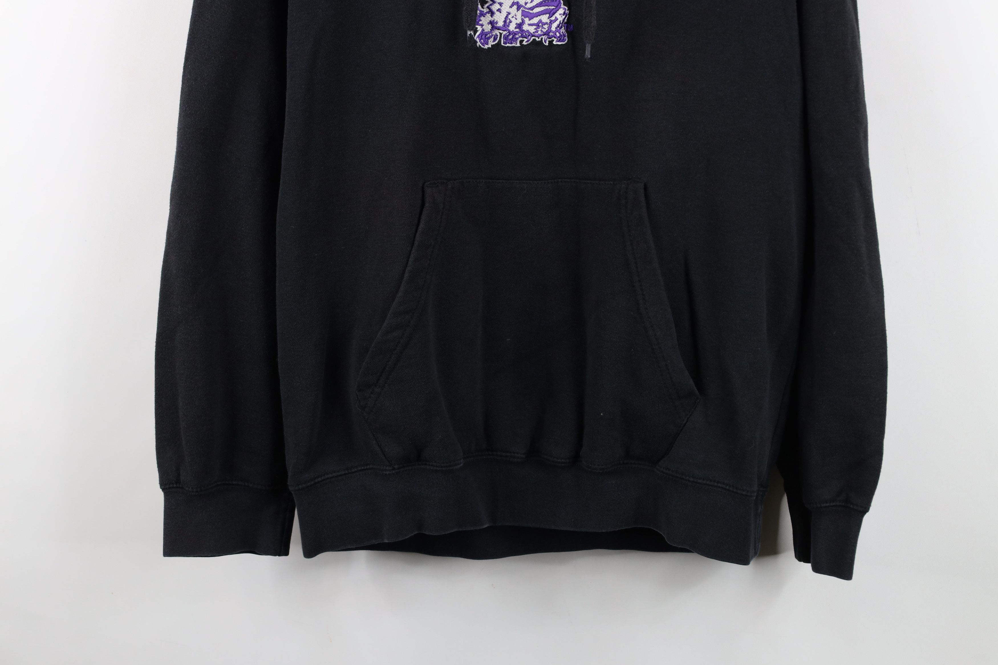 Vintage Vintage 90s Texas Christian University Horned Frogs Hoodie Size US M / EU 48-50 / 2 - 3 Thumbnail