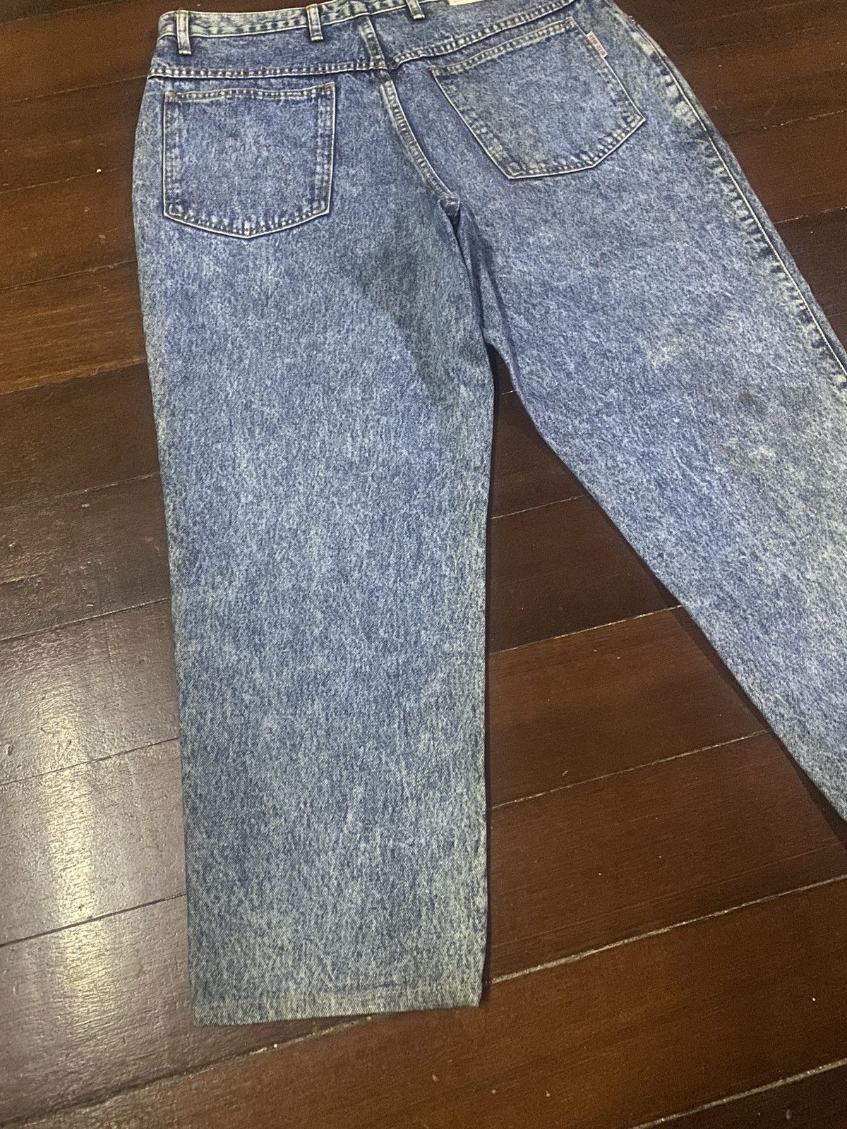 Blue Blue Japan × Designer Fire 🔥 BLUE WAY japan denim stone wash acid wash baggy Size US 38 / EU 54 - 9 Thumbnail