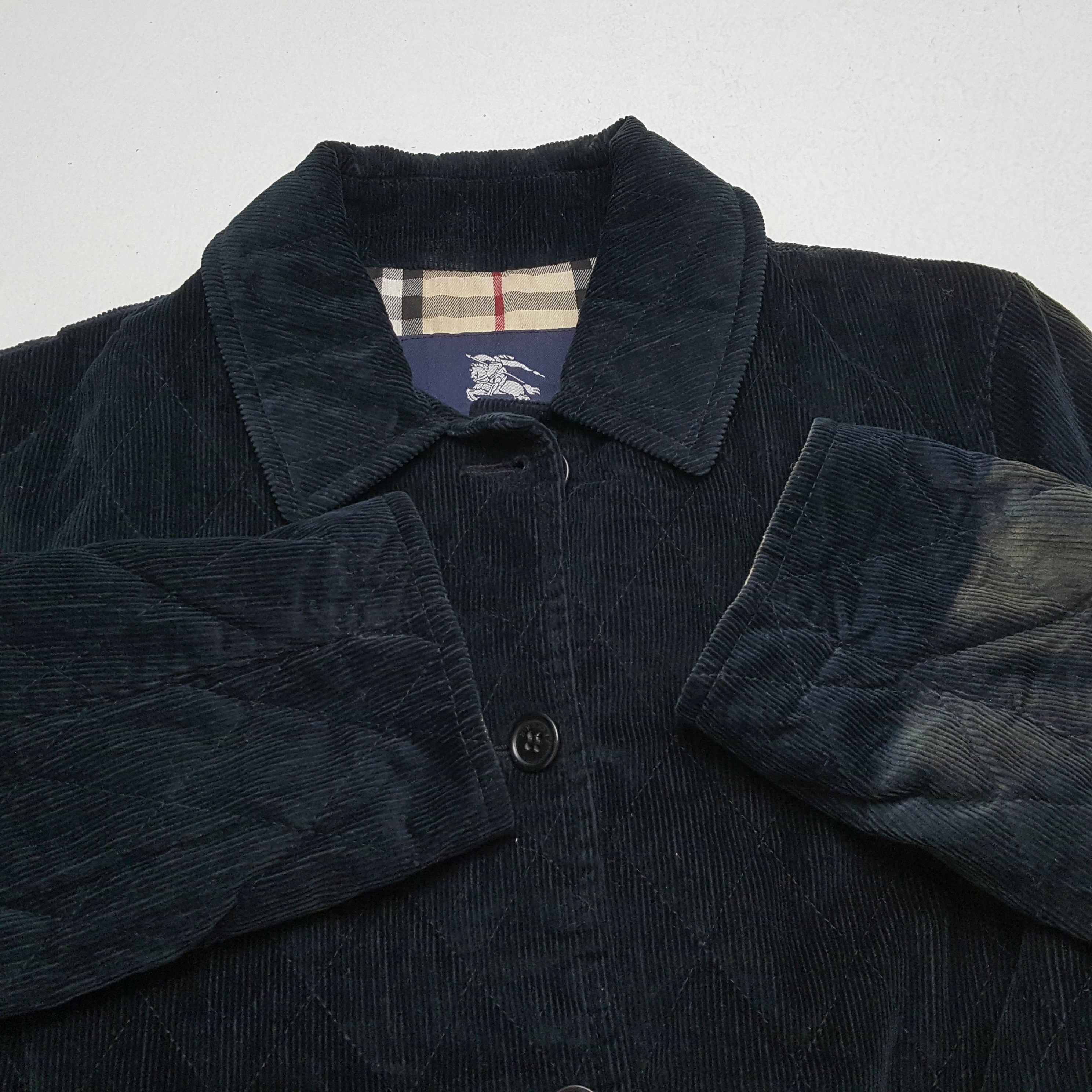 Burberry × Vintage BURBERRY LONDON Fashion Winter Style Custom Art Jacket Size US S / EU 44-46 / 1 - 10 Thumbnail