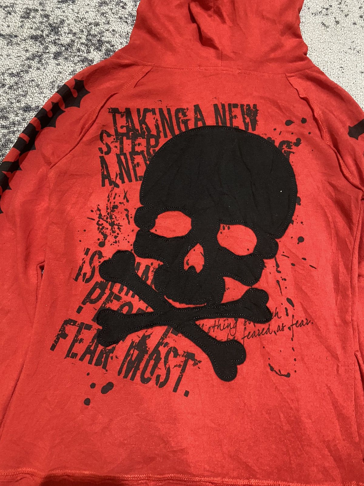 Hysteric Glamour Y2k Sky bomber skull fsixwasnine zip hoodie Size US M / EU 48-50 / 2 - 5 Thumbnail