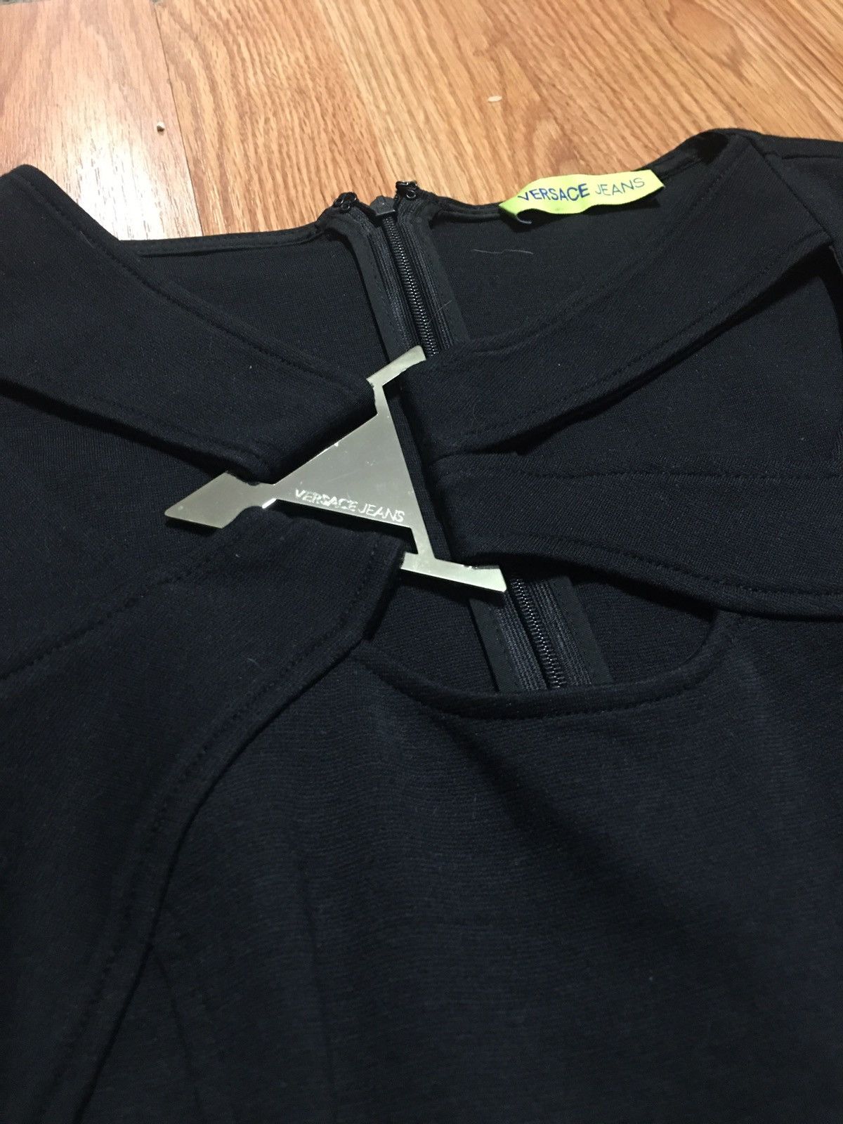 Versace × Versace Jeans Couture VERSACE Jeans Black Designed Dress Size IT42 US6 Size M / US 6-8 / IT 42-44 - 8 Thumbnail