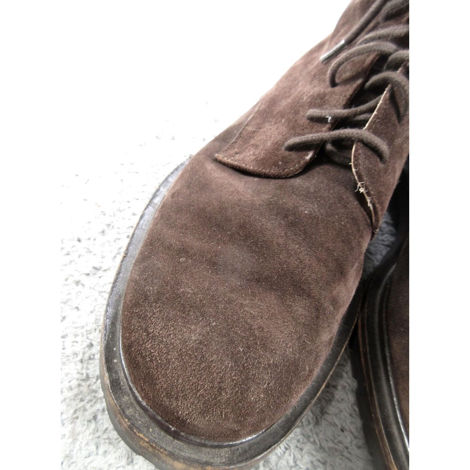 Koio KOIO Boots Mens Brown Combat Size Suede Lace Ankle Lug Sole Made Italy Size US 9 / EU 42 - 4 Thumbnail