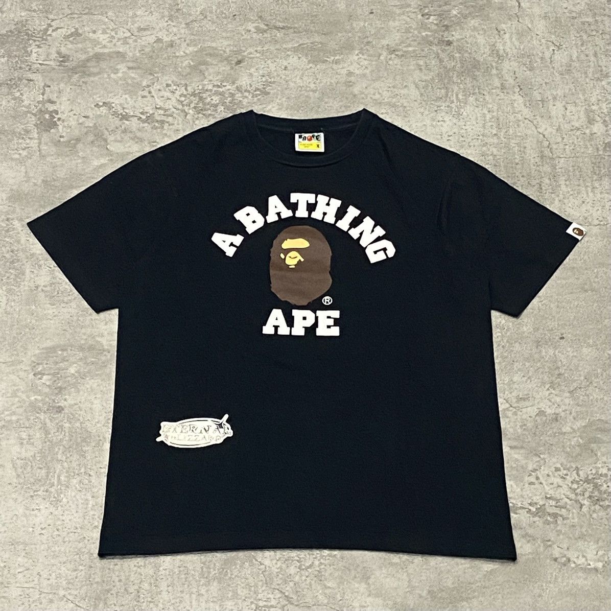 Bape Bape College Logo Tshirt Size US M / EU 48-50 / 2 - 1 Thumbnail