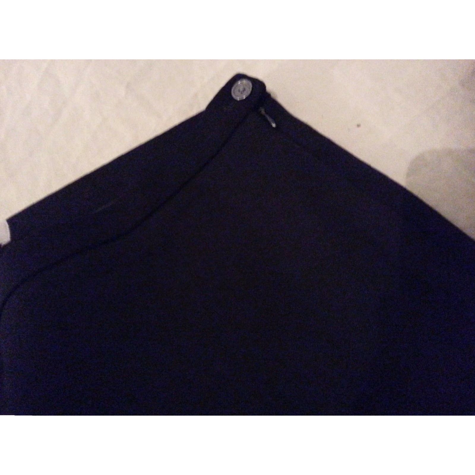 Banana Republic Womens Banana Republic Dress Pants 6 Black Cotton Slack Trouser Khaki Shirt Pants Mens Womens Girls Size 28" / US 6 / IT 42 - 5 Thumbnail