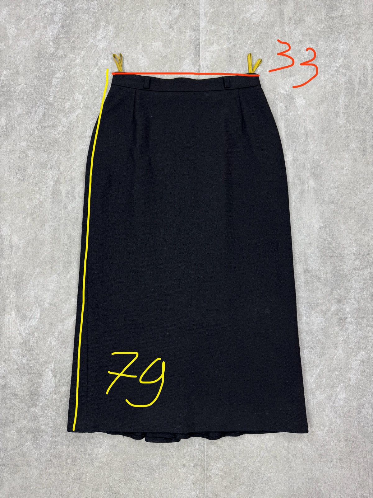 C&A C&A Wool blend Black midi skirt vintage Women’s size XS Size 23" - 12 Thumbnail