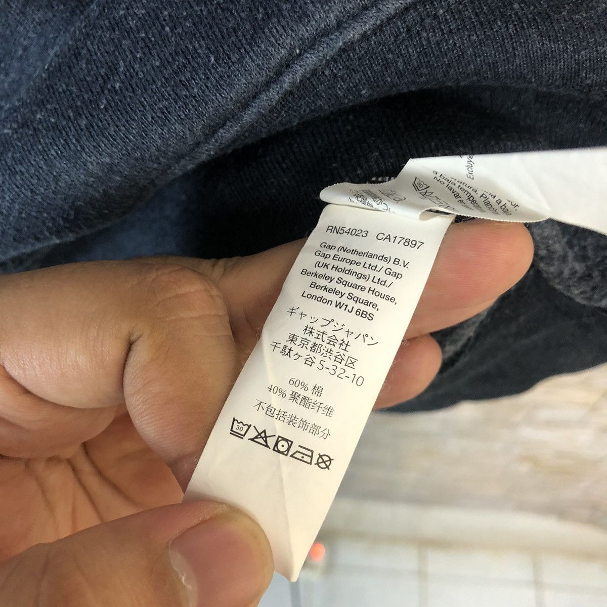 Gap × Vintage Gap Grey Hoodie sweatshirt #A467 Size US XS / EU 42 / 0 - 11 Thumbnail