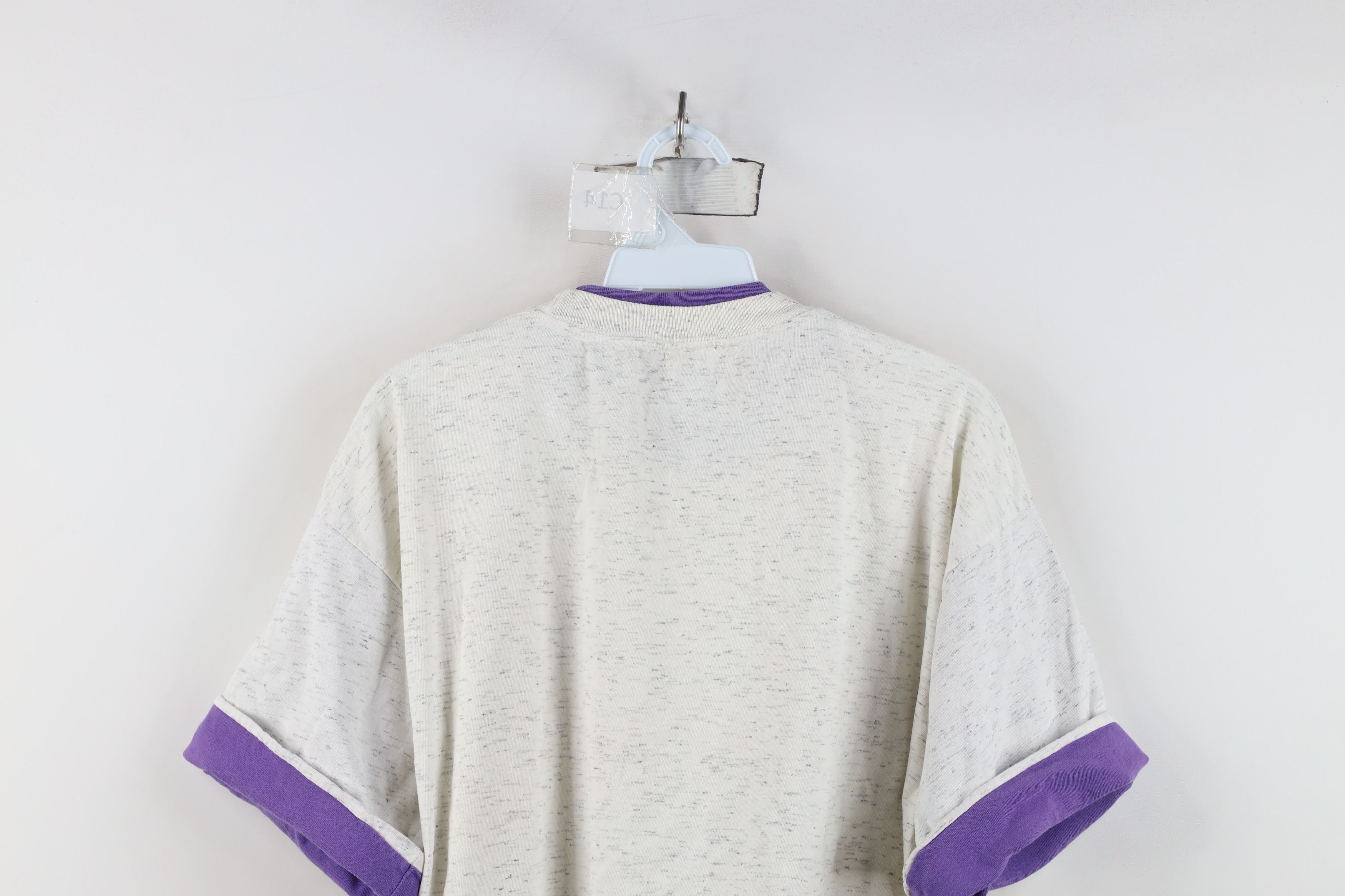 Vintage Vintage 90s Streetwear Pocono Pines Layered T-Shirt Gray USA Size US XL / EU 56 / 4 - 11 Thumbnail