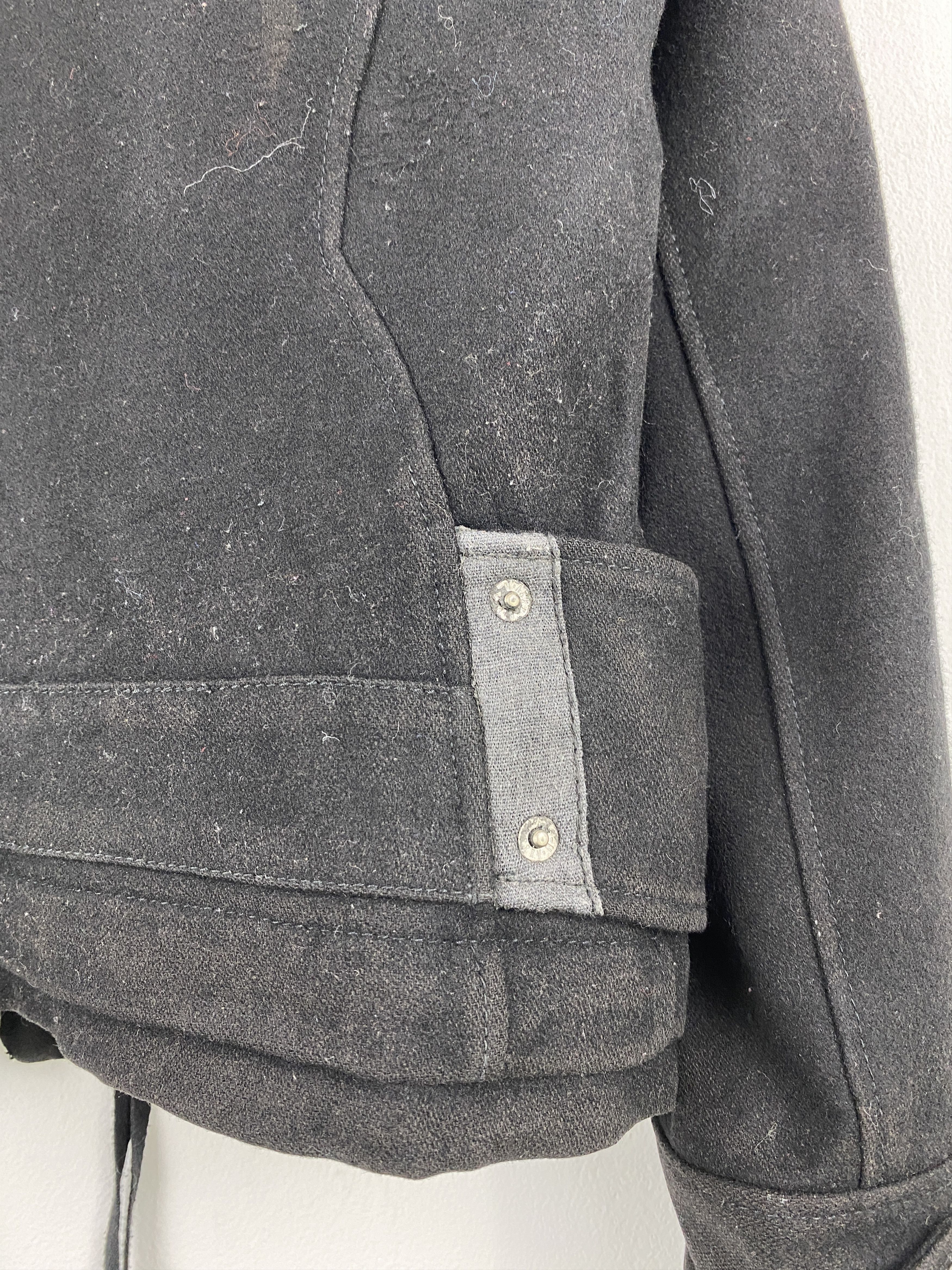 PPFM Vintage PPFM Zipper Ups Wool Punk Jacket Black JZ0003 Size US M / EU 48-50 / 2 - 13 Thumbnail