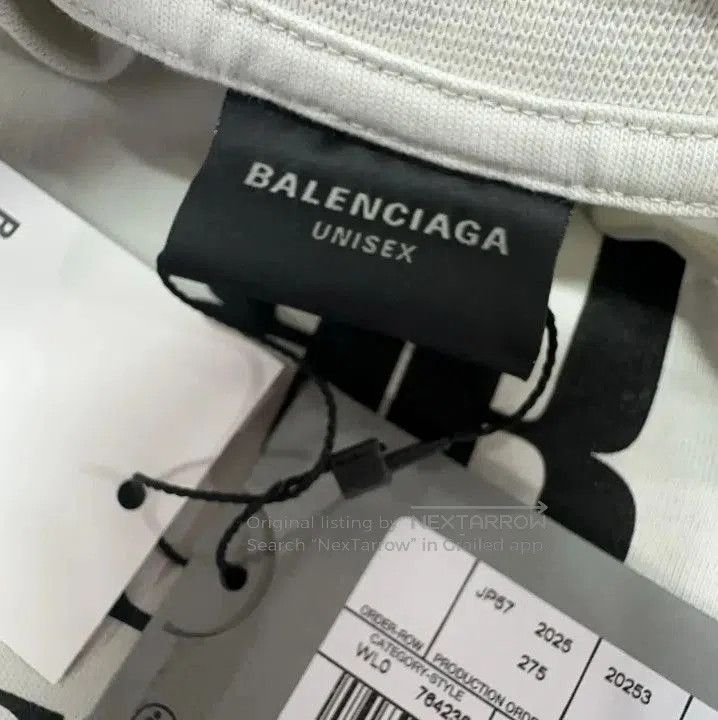 Balenciaga Balenciaga Distressed Round Neck Short Sleeve T. Size US S / EU 44-46 / 1 - 5 Thumbnail