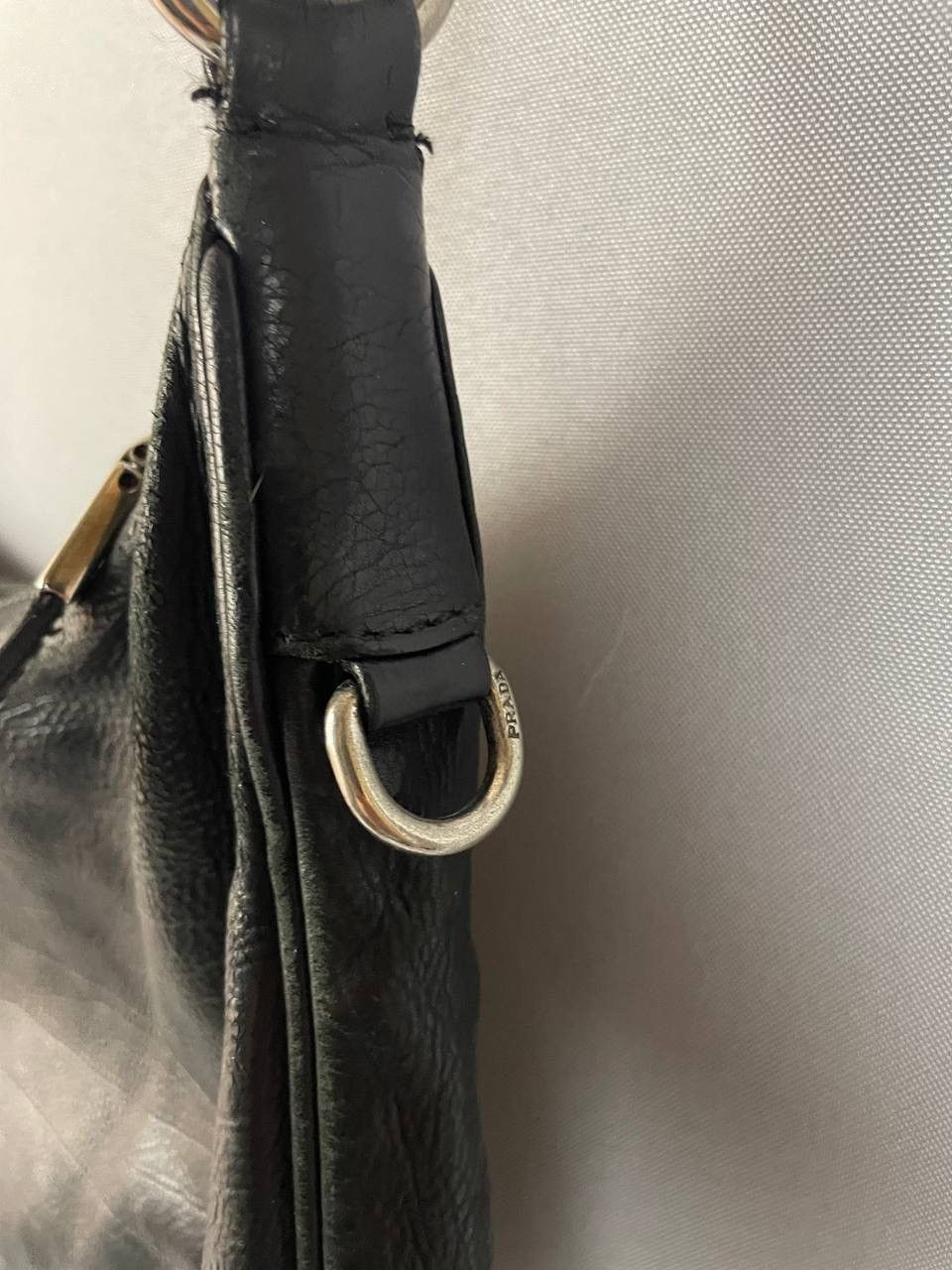 Prada Prada Leather Black Bag Size ONE SIZE - 8 Thumbnail