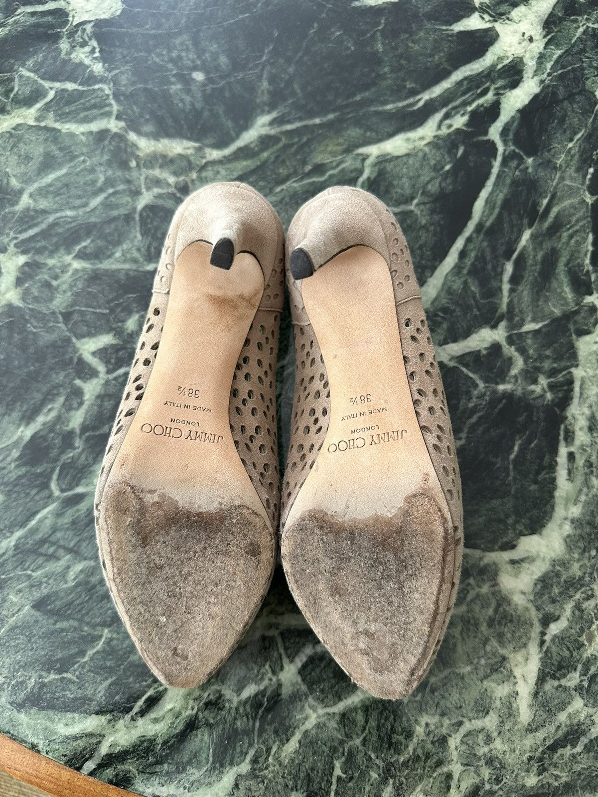 Jimmy Choo Jimmy Choi Heels Size US 7.5 / IT 37.5 - 4 Thumbnail