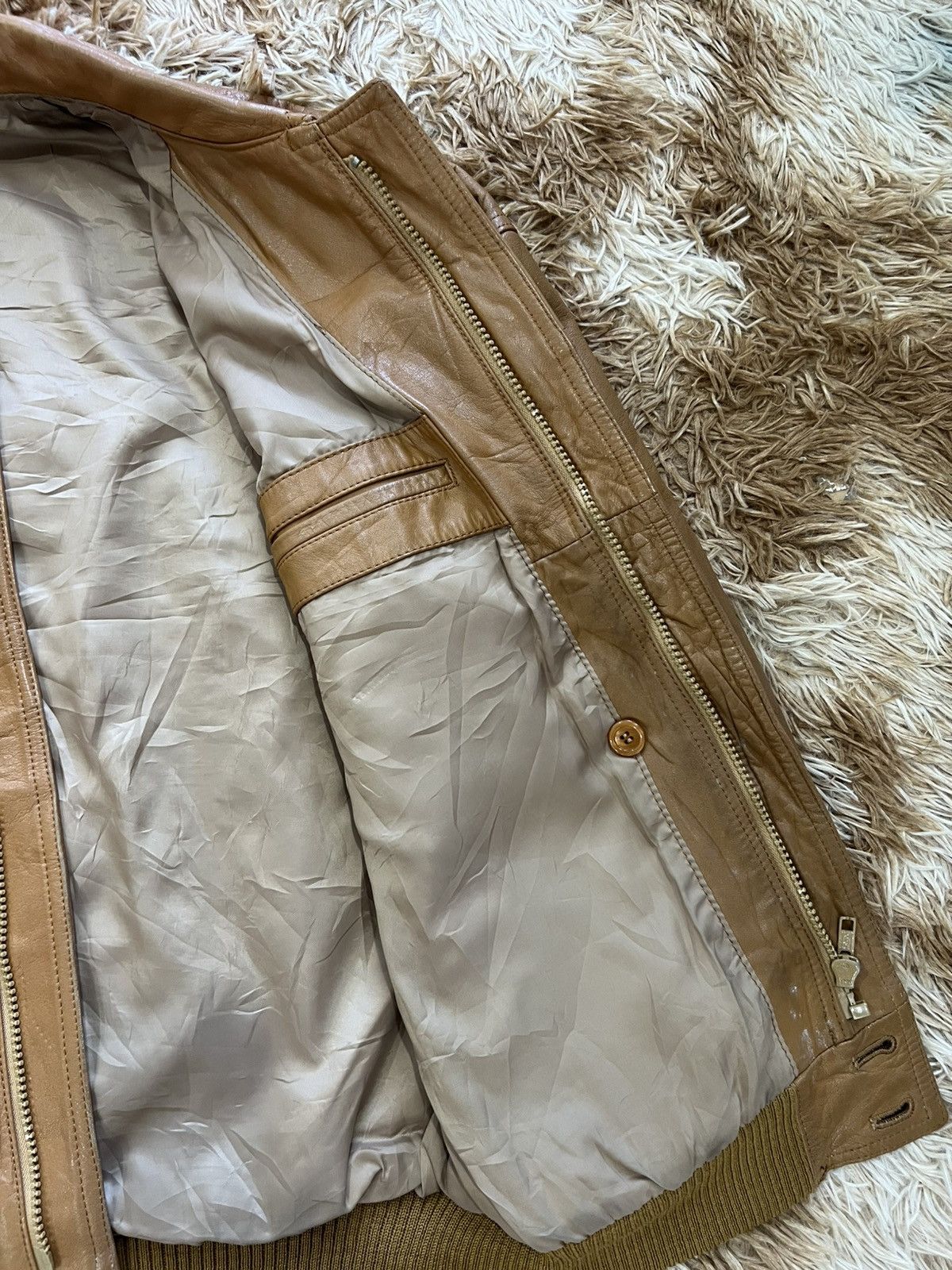 Japanese Brand 🇯🇵 Vintage Japanese Cowhide Bomber Jacket Size US L / EU 52-54 / 3 - 3 Thumbnail