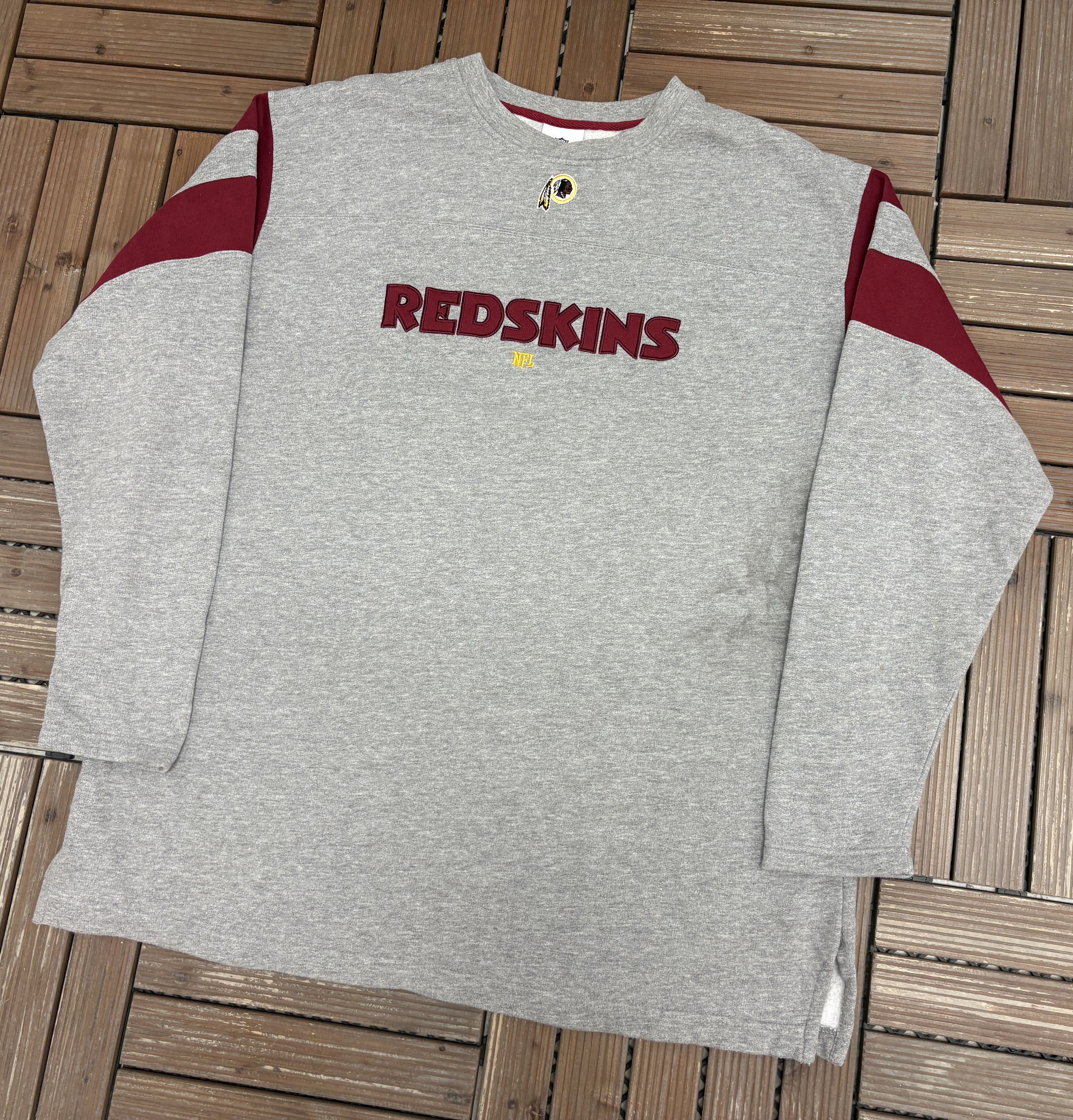 Vintage Washington Redskins Vintage Grey Crewneck Sweater Size US XL / EU 56 / 4 - 2 Thumbnail