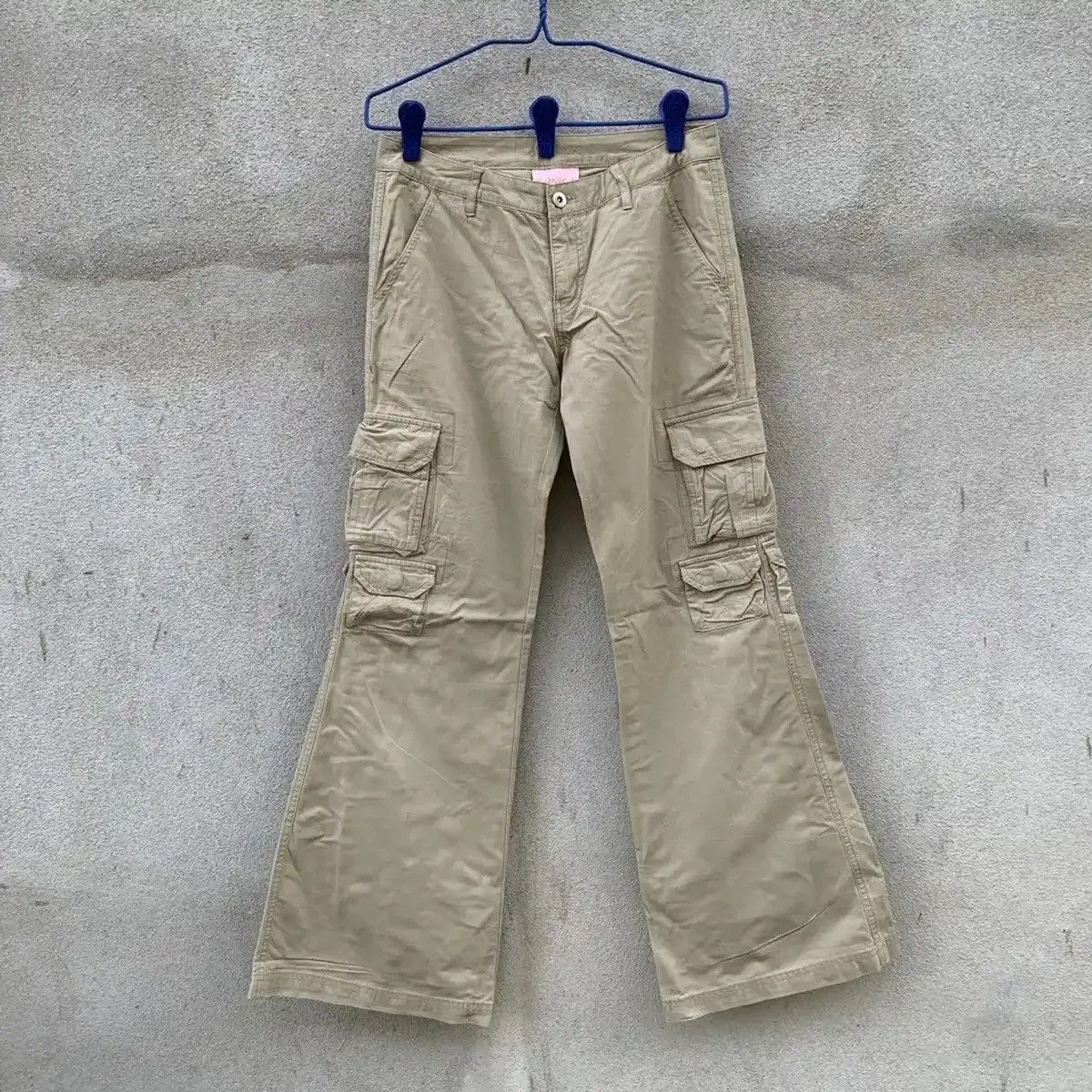 Devilock PEACH JOHN TROUSERS FLARE BOOTCUT CARGO WIDE LEG MULTI PANTS Size US 28 / EU 44 - 1 Thumbnail