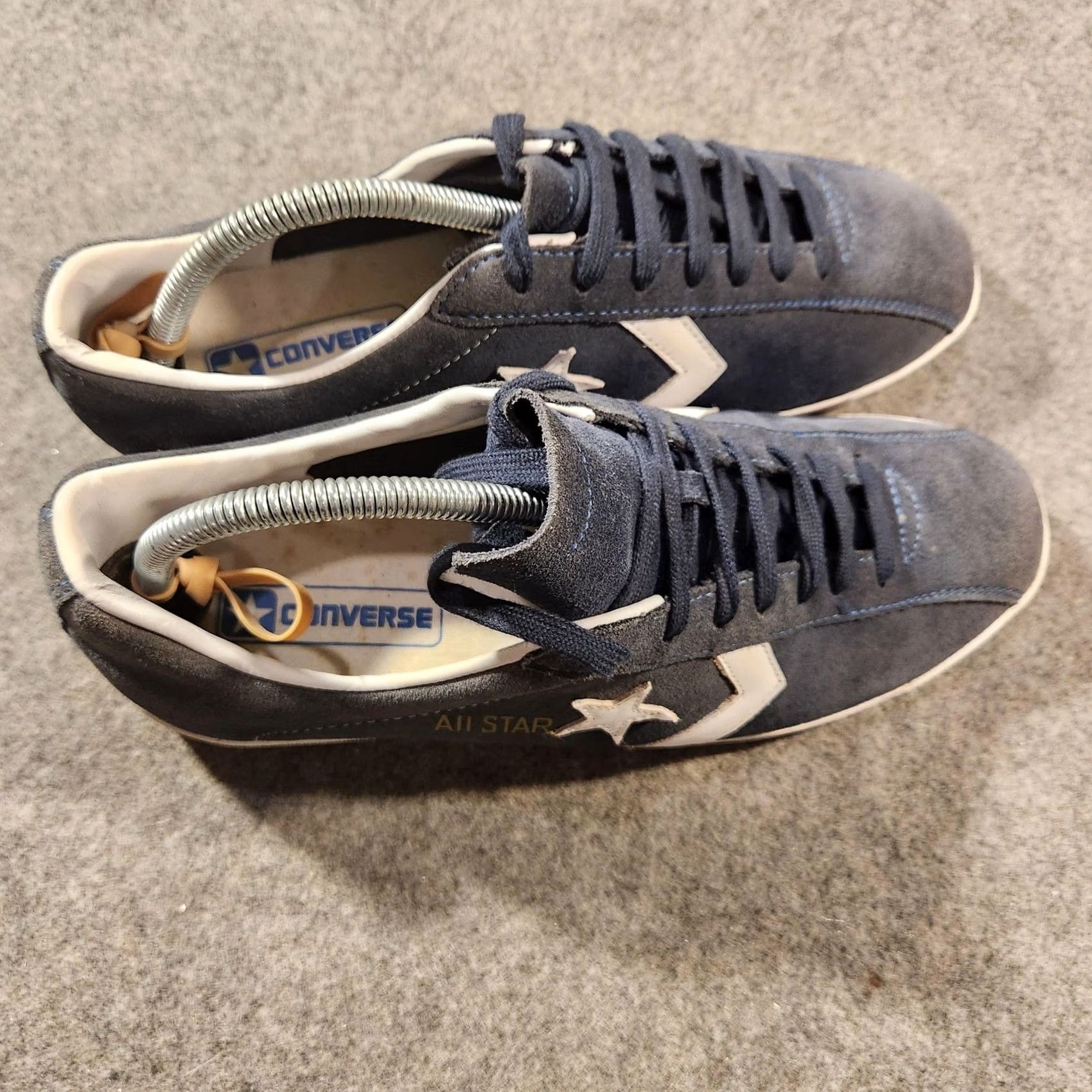 Converse Converse All Star Training Shoes Mens Size 10 Blue Suede Low Top Unisex Casual Size US M / EU 48-50 / 2 - 4 Thumbnail