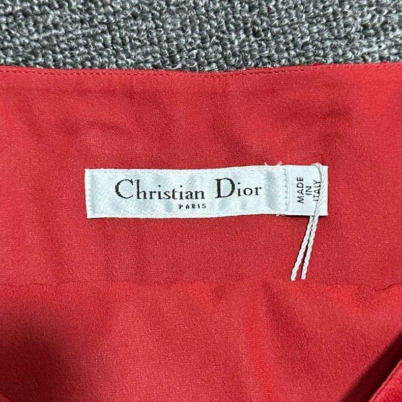 Dior Red Tulle Skirt by Dior-2505 Size 34" / US 12 / IT 48 - 4 Thumbnail
