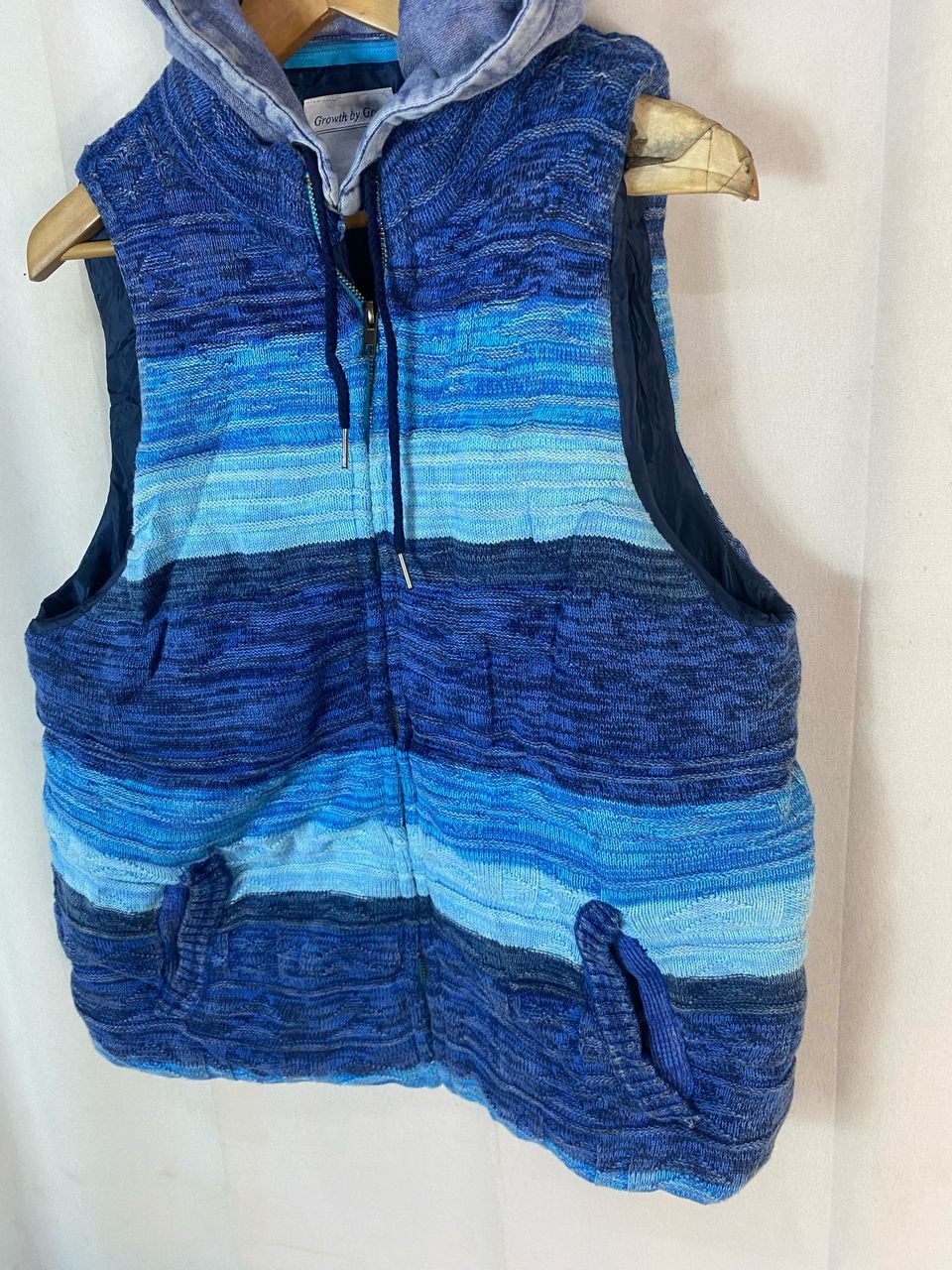 Japanese Brand Growth by grail multicolor sleeveless hoodie jacket Size US M / EU 48-50 / 2 - 2 Thumbnail