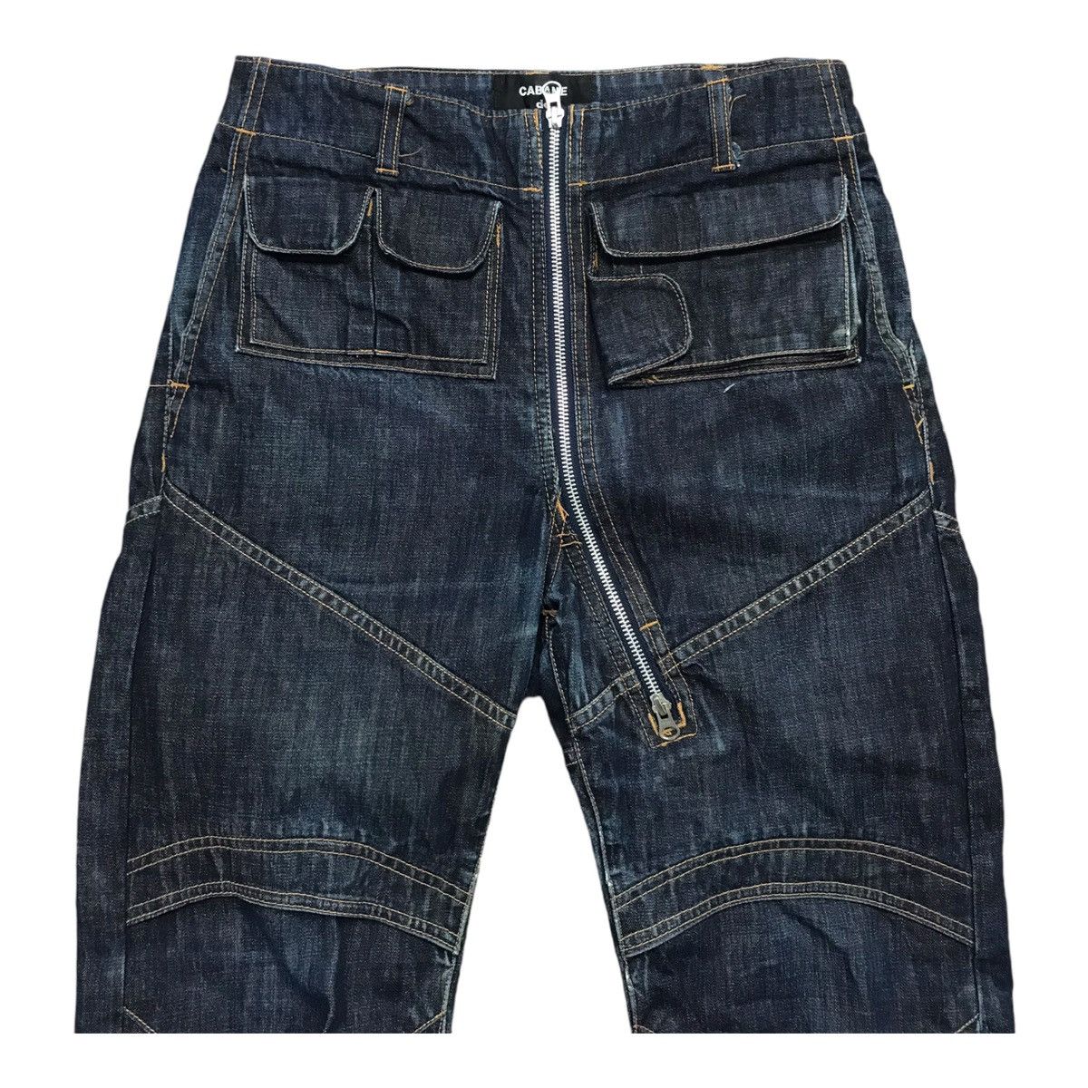 CABANE de ZUCCa × Issey Miyake × Vintage Issey Miyake Cabane De Zucca Bondage Cargo Pant Size US 32 / EU 48 - 3 Thumbnail