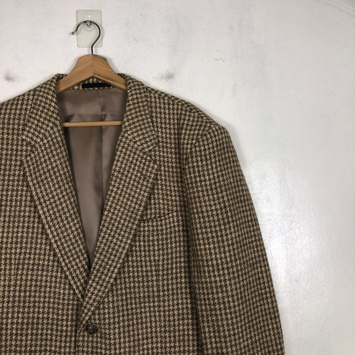 Harris Tweed 📌VINTAGE DOUBLE BREAST WOOL HARRIS TWEED HERRINBONE Size US M / EU 48-50 / 2 - 7 Thumbnail