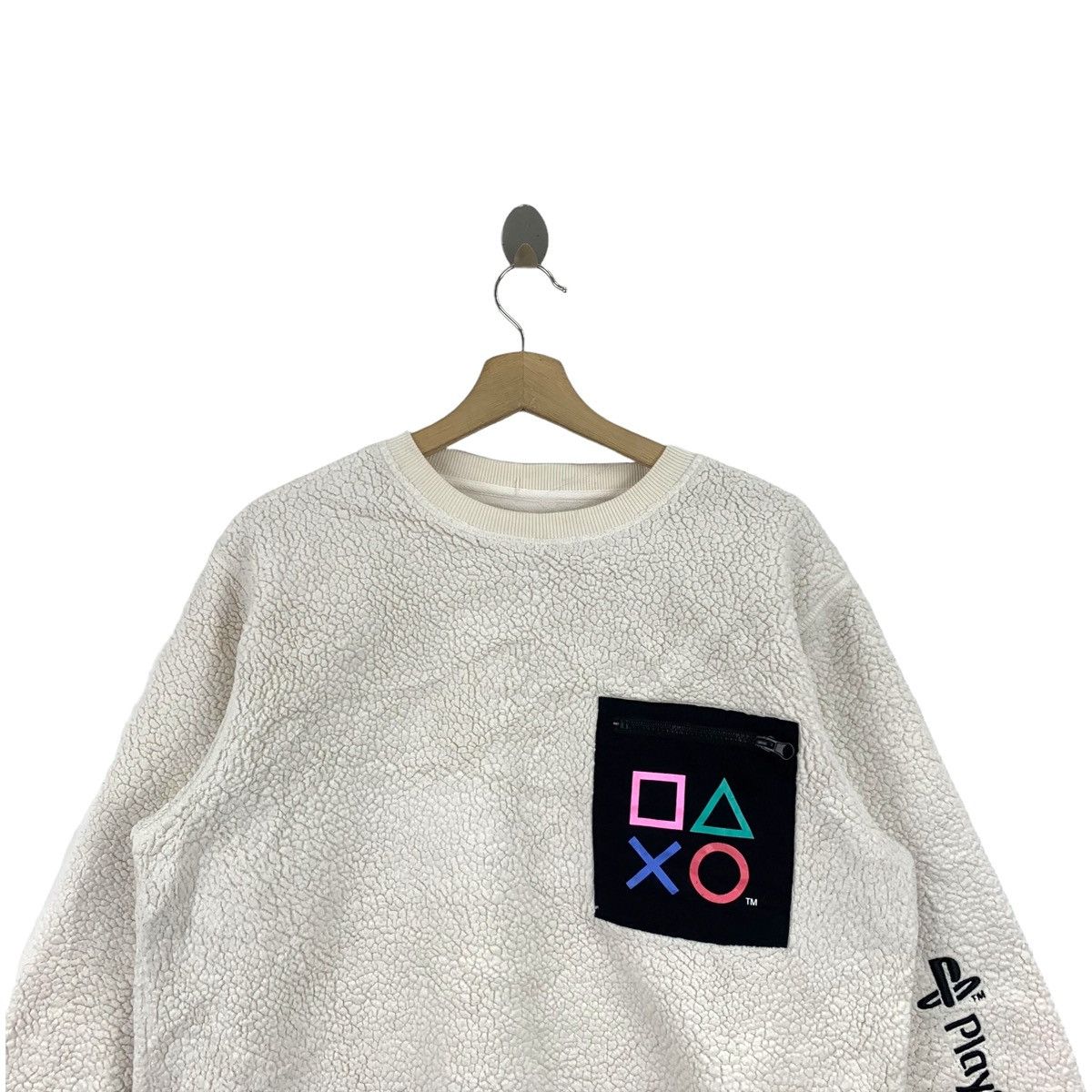 Japanese Brand × Playstation GU x PLAYSTATION Japanese Single Pocket Fleece Sweatshirt Size US S / EU 44-46 / 1 - 4 Thumbnail