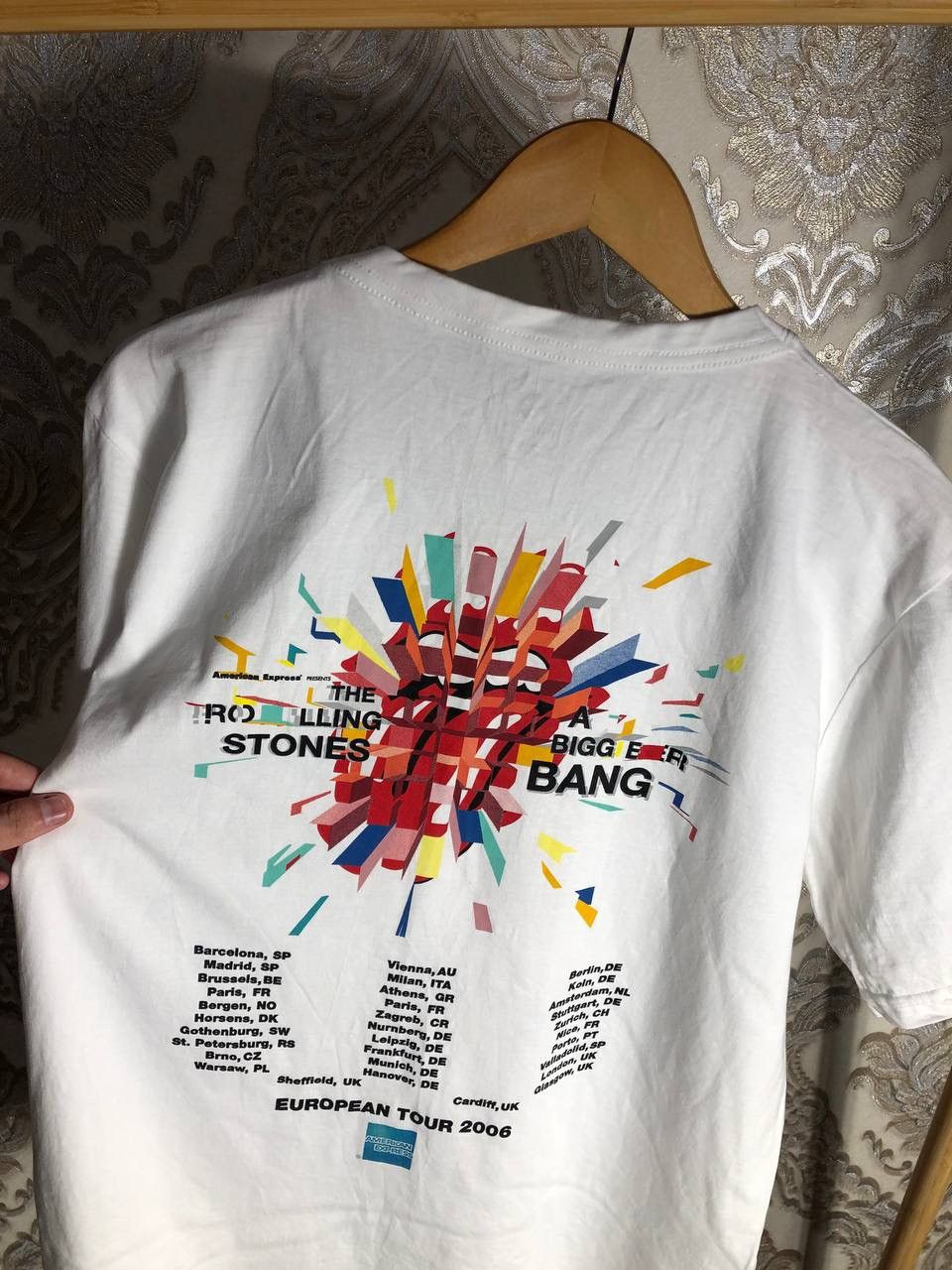 Band Tees VINTAGE THE ROLLING STONES WORLD TOUR ROCK T-SHIRT Y2K 90s Size US XL / EU 56 / 4 - 5 Thumbnail