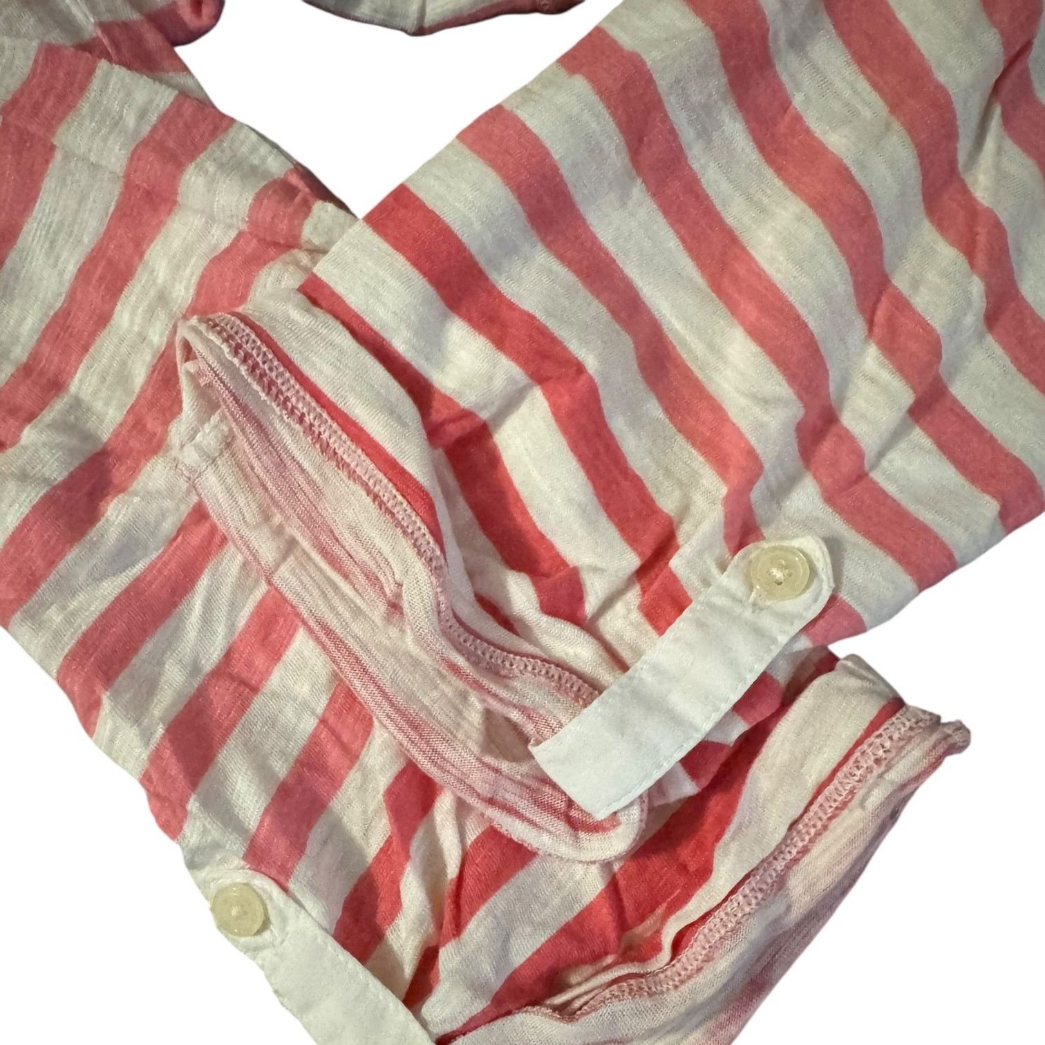 Banana Republic Banana Republic Pink Ombre Stripe Tee XL 3/4 Sleeve Size XL / US 12-14 / IT 48-50 - 4 Thumbnail