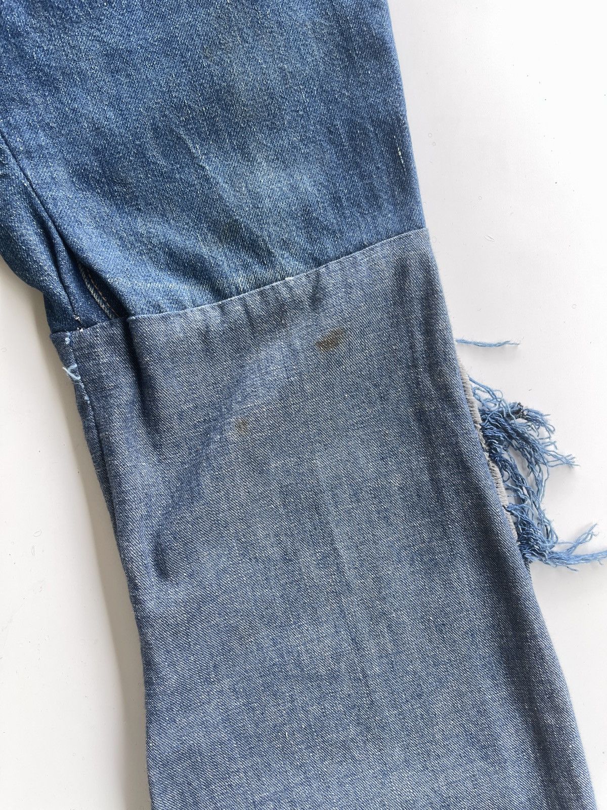 If Six Was Nine PICK‼️ Vintage Blue Born USA Remake Patchwork Flare Jeans Size 24" / US 00 / IT 34 - 15 Thumbnail