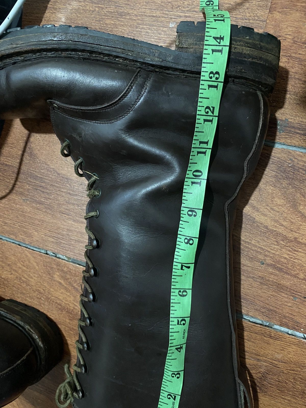 Vintage Vintage Army Tall Lace Jack Calvary Moto Biker Patrol Size US 11 / EU 44 - 9 Thumbnail