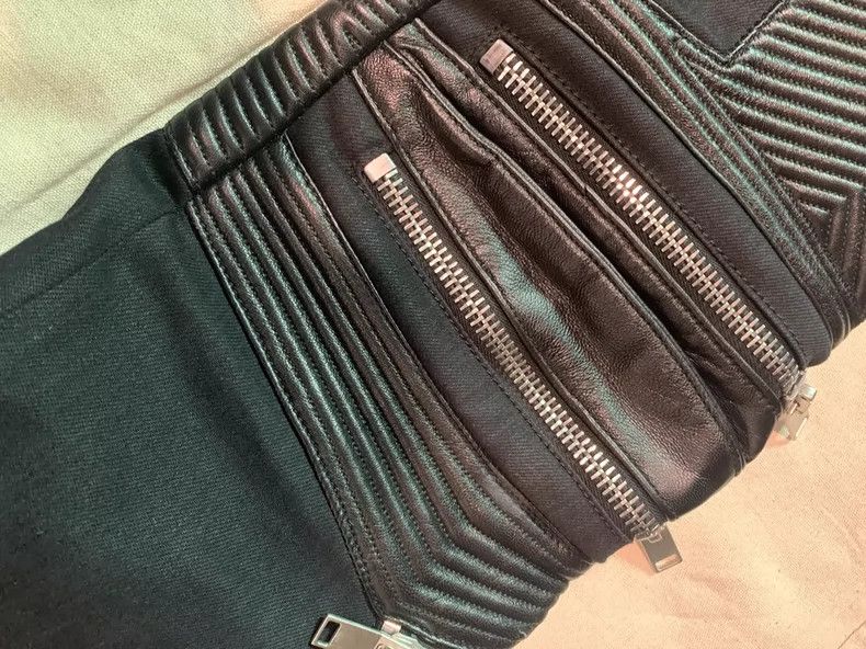 Saint Laurent Paris Saint Laurent Paris Knee patchwork motorcycle pants Size US 30 / EU 46 - 5 Thumbnail