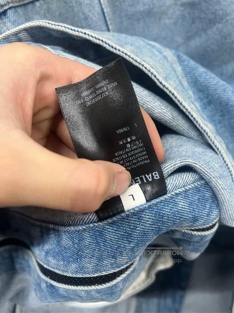Balenciaga Balenciaga Multi-Zipper Denim Jacket Size US L / EU 52-54 / 3 - 4 Thumbnail