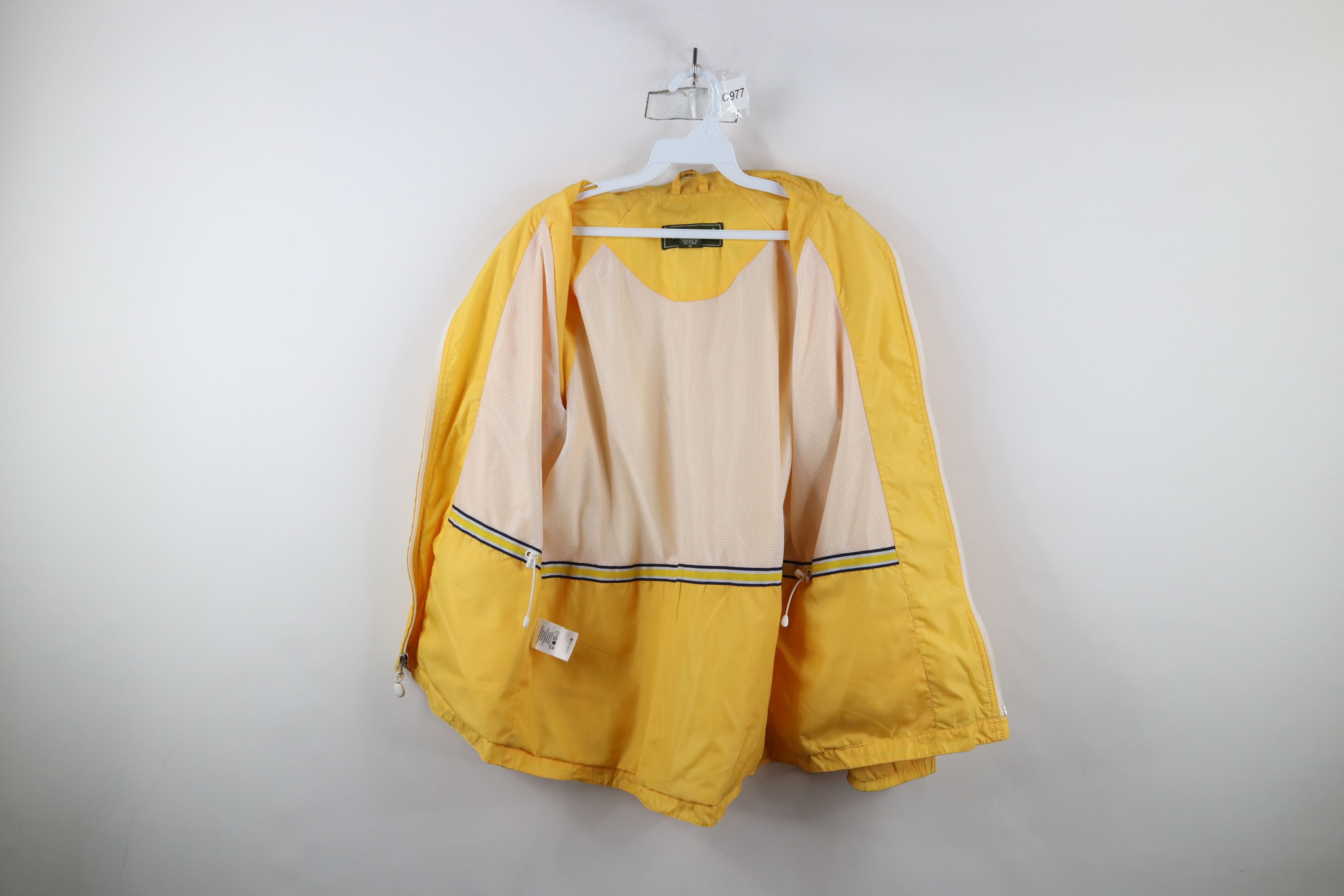 Eddie Bauer × Vintage Vintage Eddie Bauer Full Zip Windbreaker Jacket Yellow Size M / US 6-8 / IT 42-44 - 10 Thumbnail