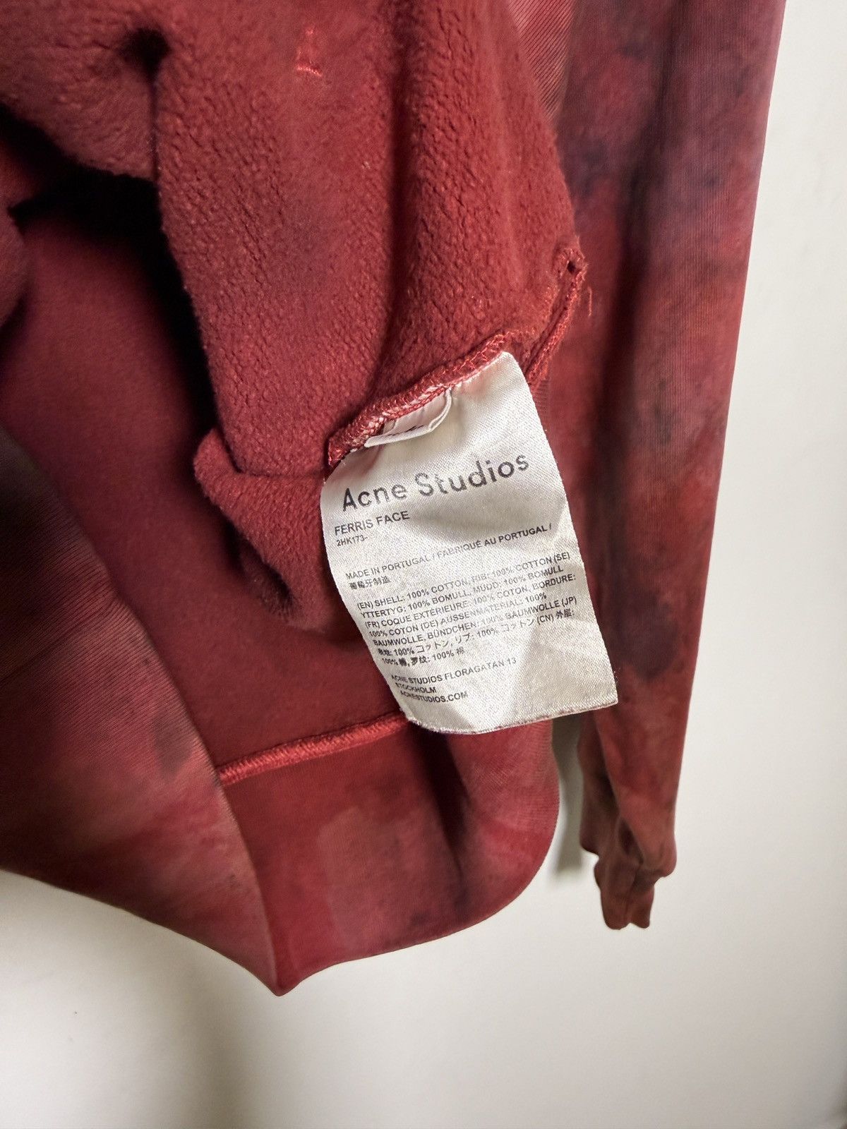 Acne Studios acne y2k painters tie dye oversized hoodie Size US M / EU 48-50 / 2 - 12 Thumbnail