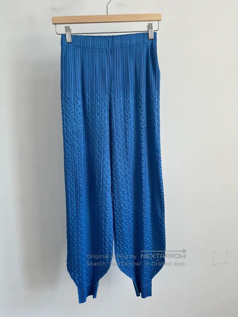 Issey Miyake Issey Miyake size:3 Blue Pants Size 23" - 1 Thumbnail