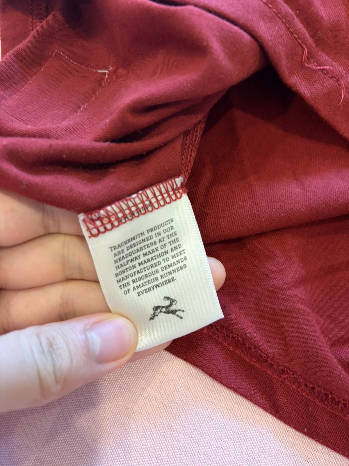 Tracksmith New England Horizon Tee Red Size XS Size US XS / EU 42 / 0 - 4 Thumbnail