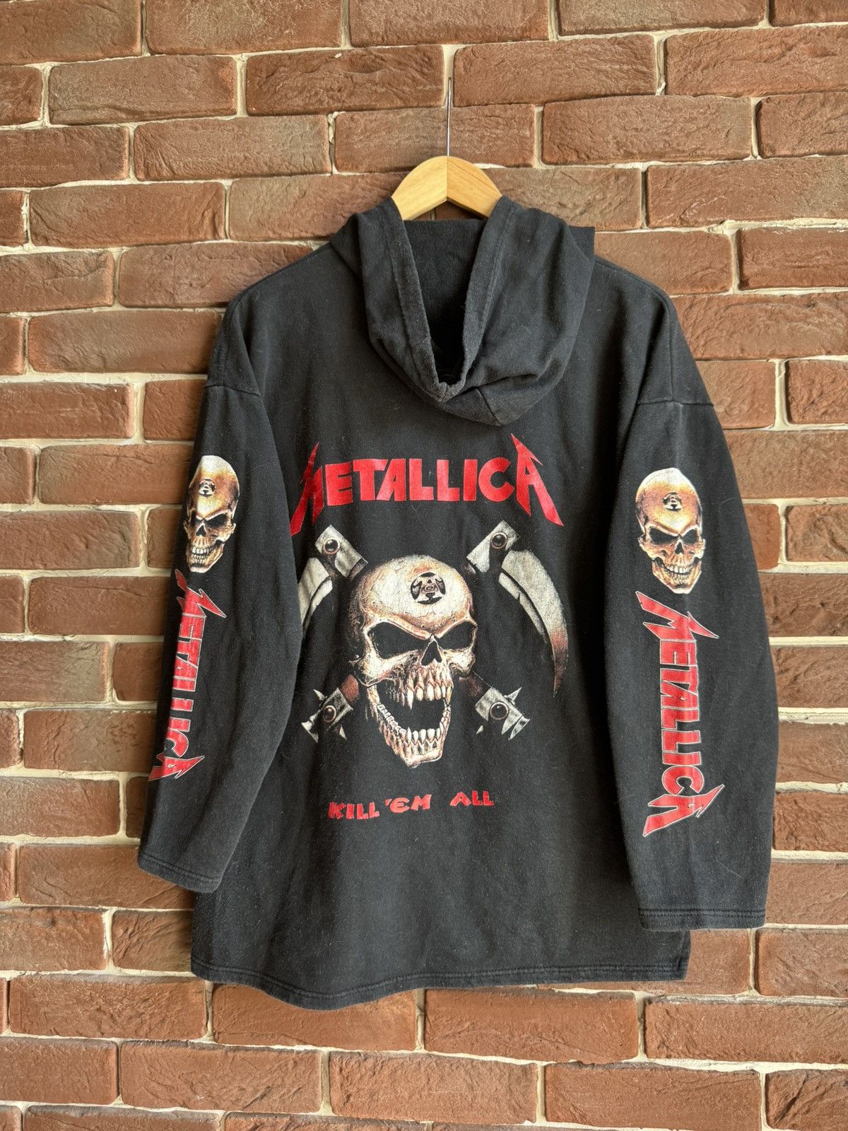Band Tees Vintage 90s Metallica Kill Em All Heavy Metal Band Hoodie S Size US S / EU 44-46 / 1 - 2 Thumbnail