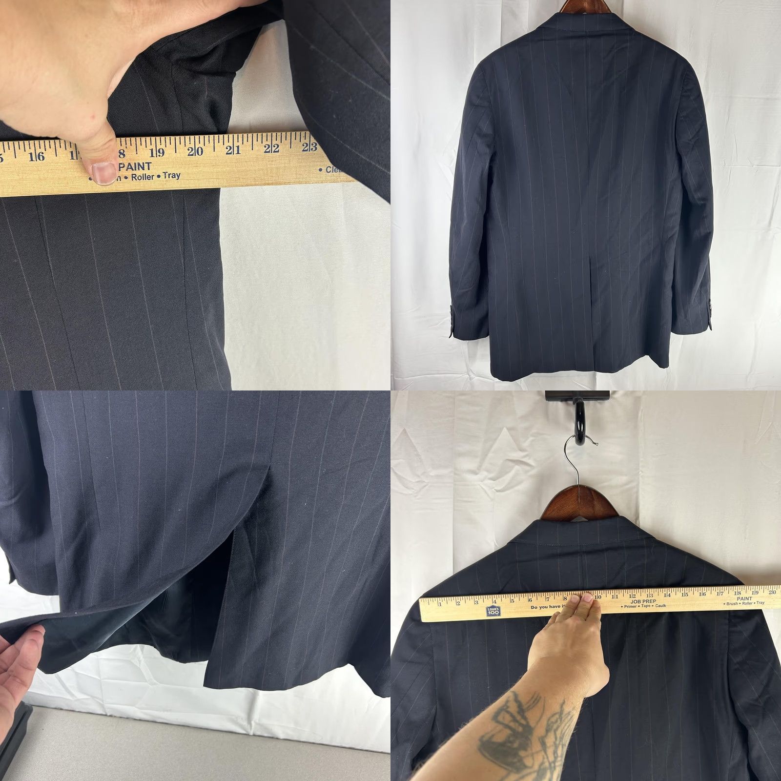 Ralph Lauren Vintage Ralph Lauren Polo University Club Suit Jacket Mens 42 Blue Wool 2 Button Notch Lapel 1990s Regular 2 Piece S Jacket Size US XL / EU 56 / 4 - 9 Thumbnail