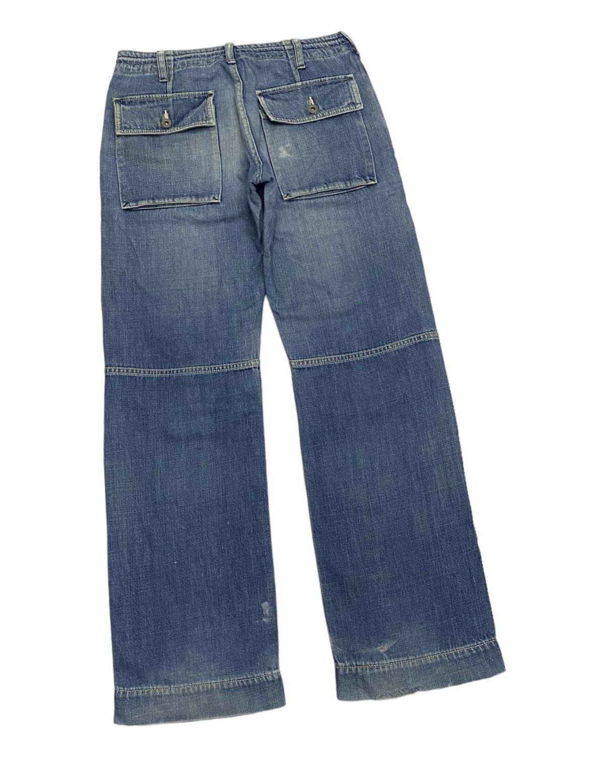 Helmut Lang BAGGY DENIM RAW-TEX UNITED ARROWS HELMUT LANG STYLE Size US 30 / EU 46 - 5 Thumbnail