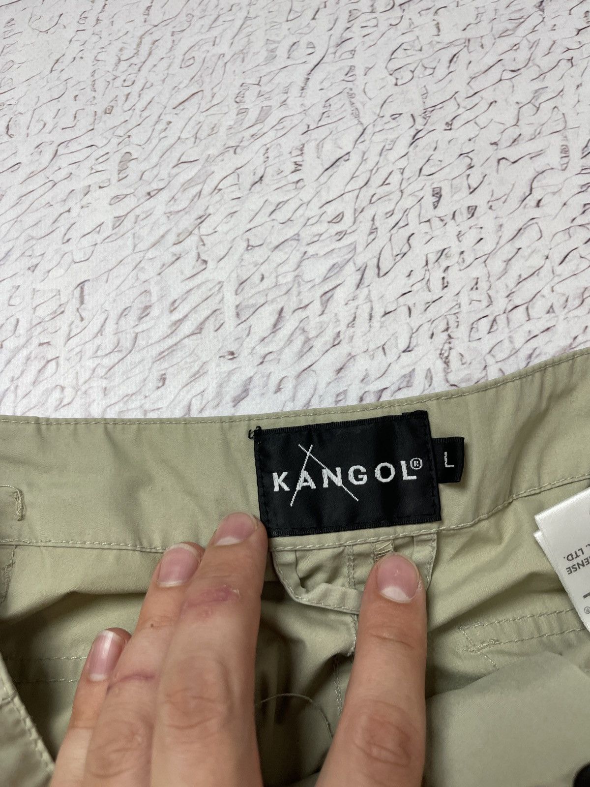 Kangol Kangol vintage utility beige cargo buckle back pants size L Size US 34 / EU 50 - 11 Thumbnail