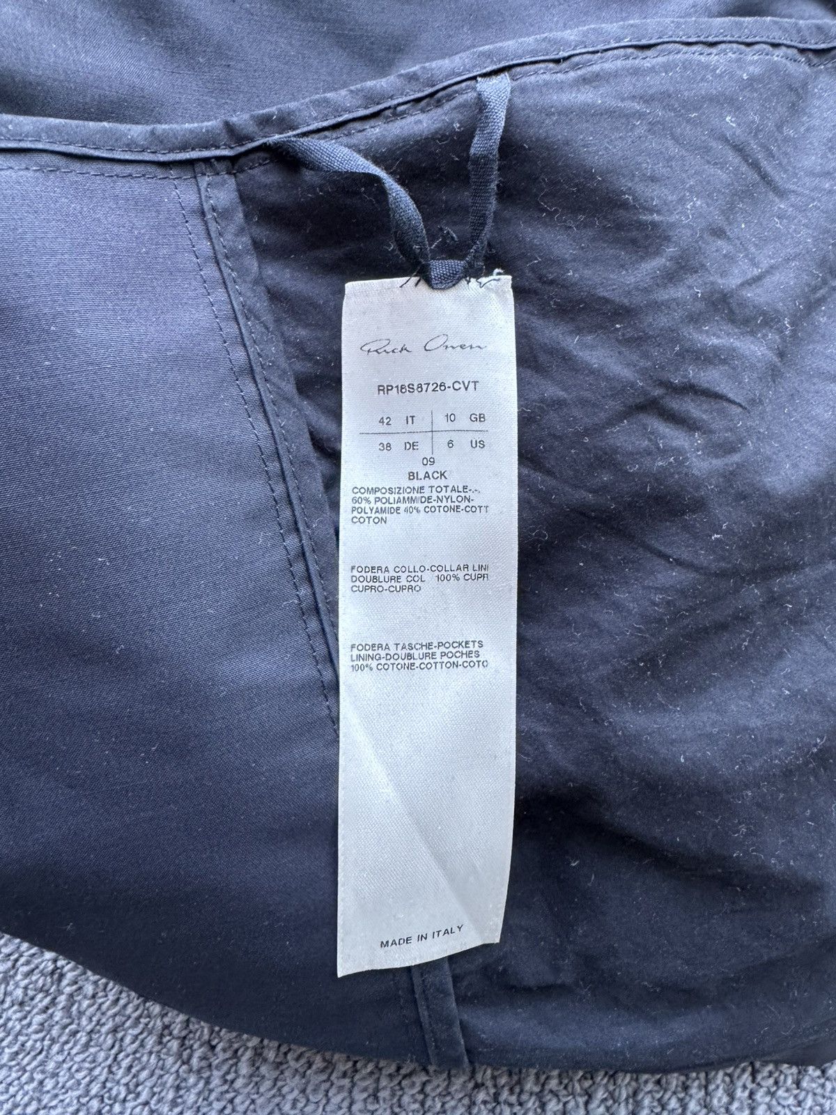 Rick Owens SS2018 "Dirt" Cropped Windbreaker Jacket Size US S / EU 44-46 / 1 - 5 Thumbnail