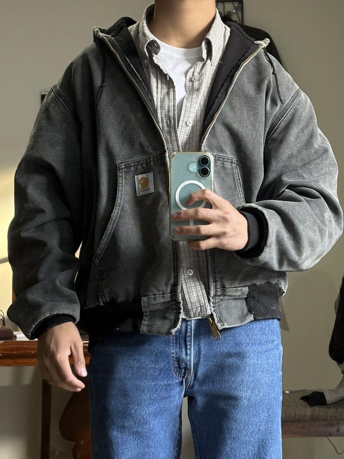 Carhartt 90’s Carhartt JR105 BLK Size US XL / EU 56 / 4 - 2 Thumbnail